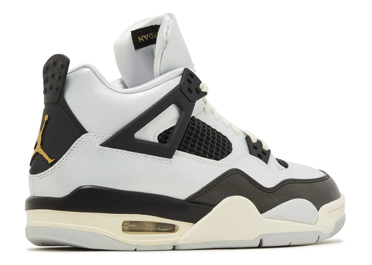 Air Jordan 4 Retro Platinum Gold Comfort Ankle