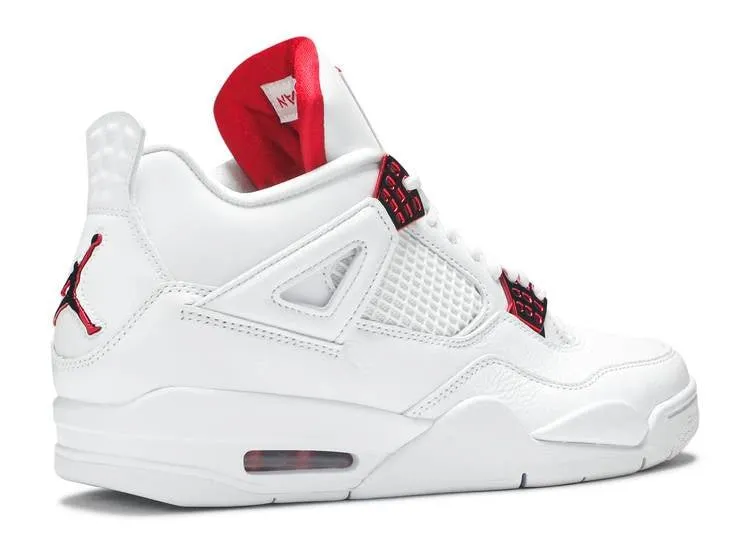 Sporty Look Air Jordan 4 Retro Metallic Red