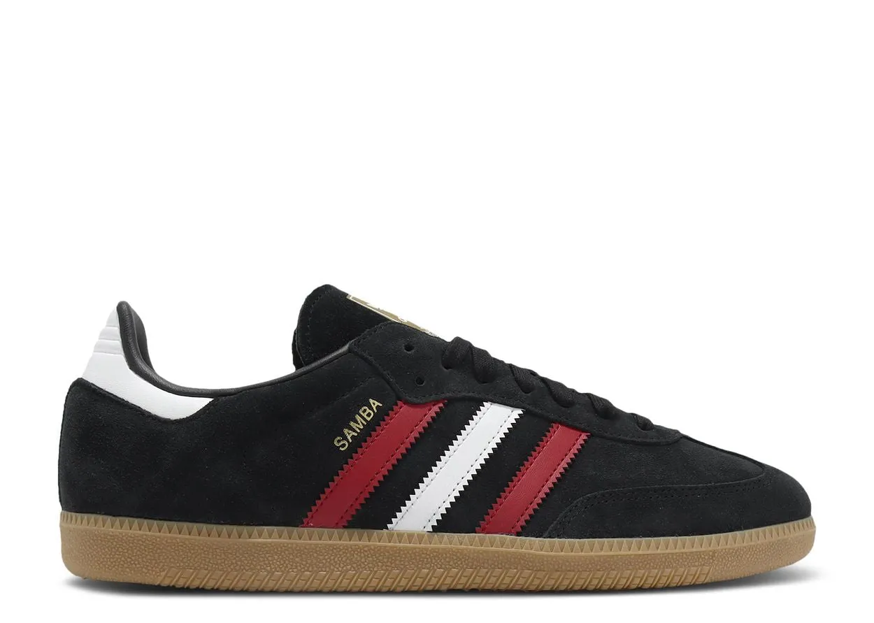Adidas Samba OG Core Black Better Scarlet Edge Step