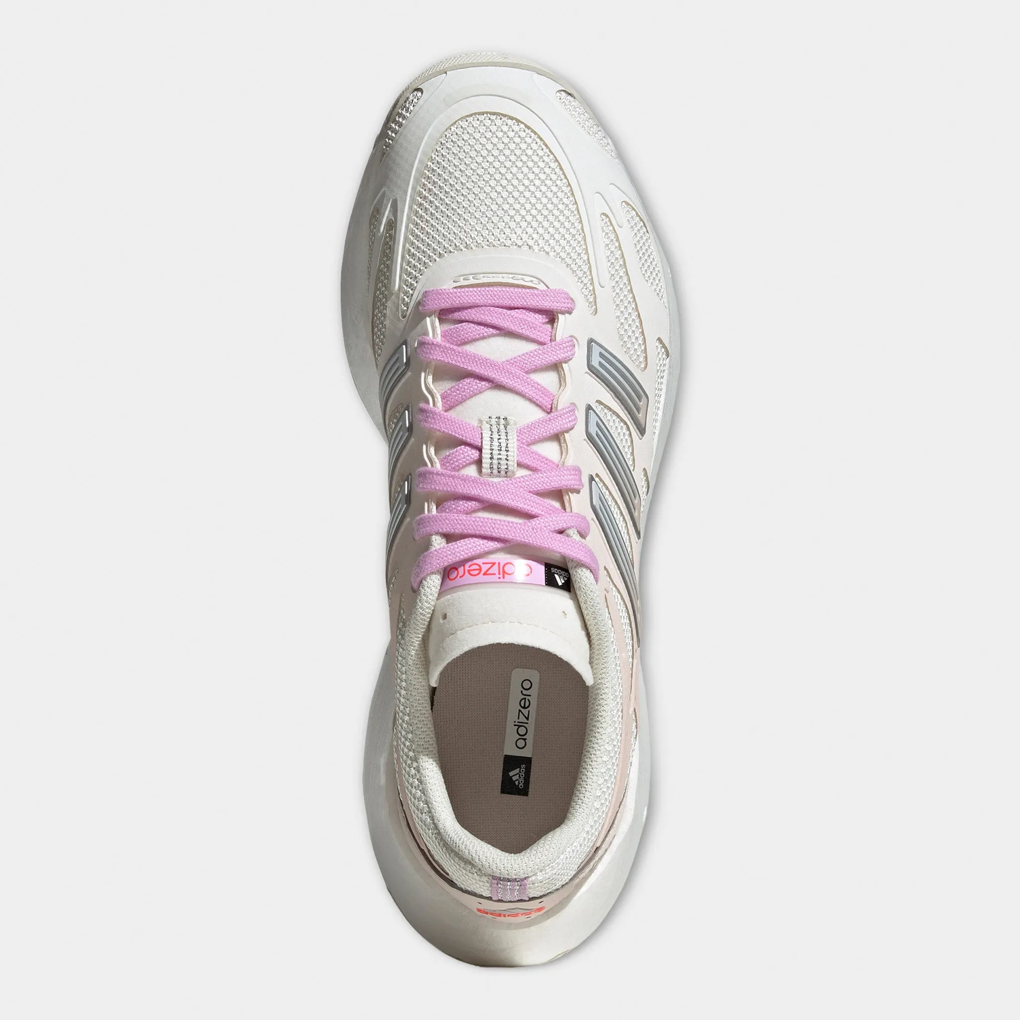 adidas Women's Aruku White / Light Pink Molded Insole Airy Design