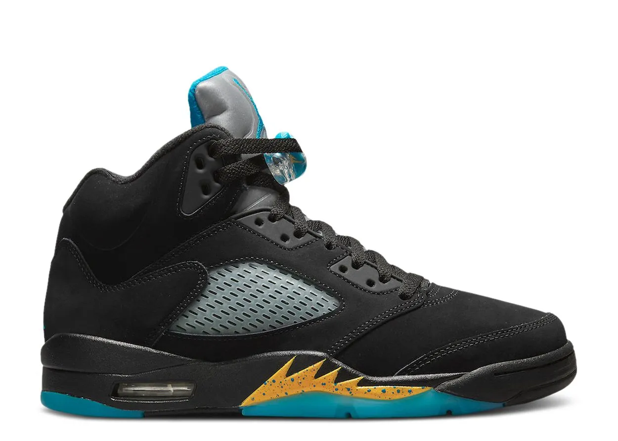 Fresh Style Urban Edge Air Jordan 5 Retro Aqua