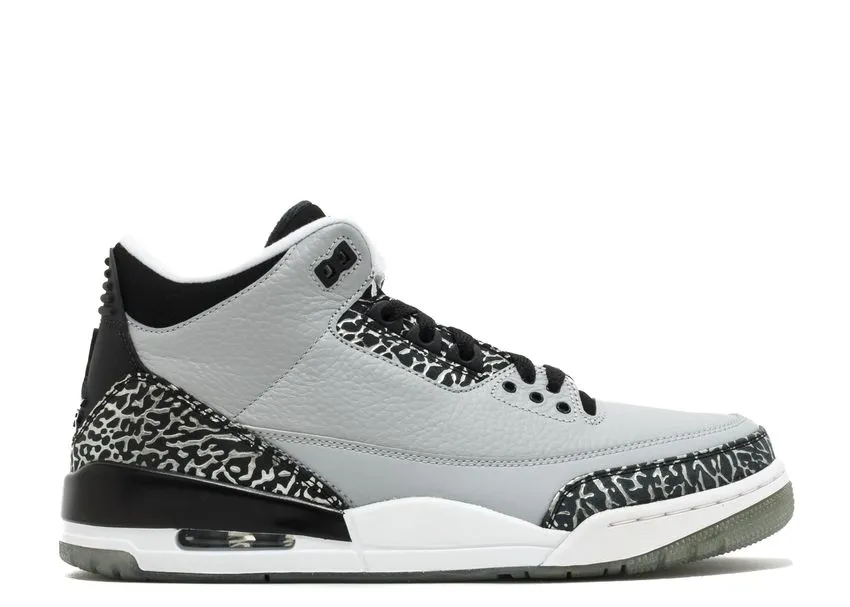 Quick Pace Walk Day Air Jordan 3 Retro Wolf Grey