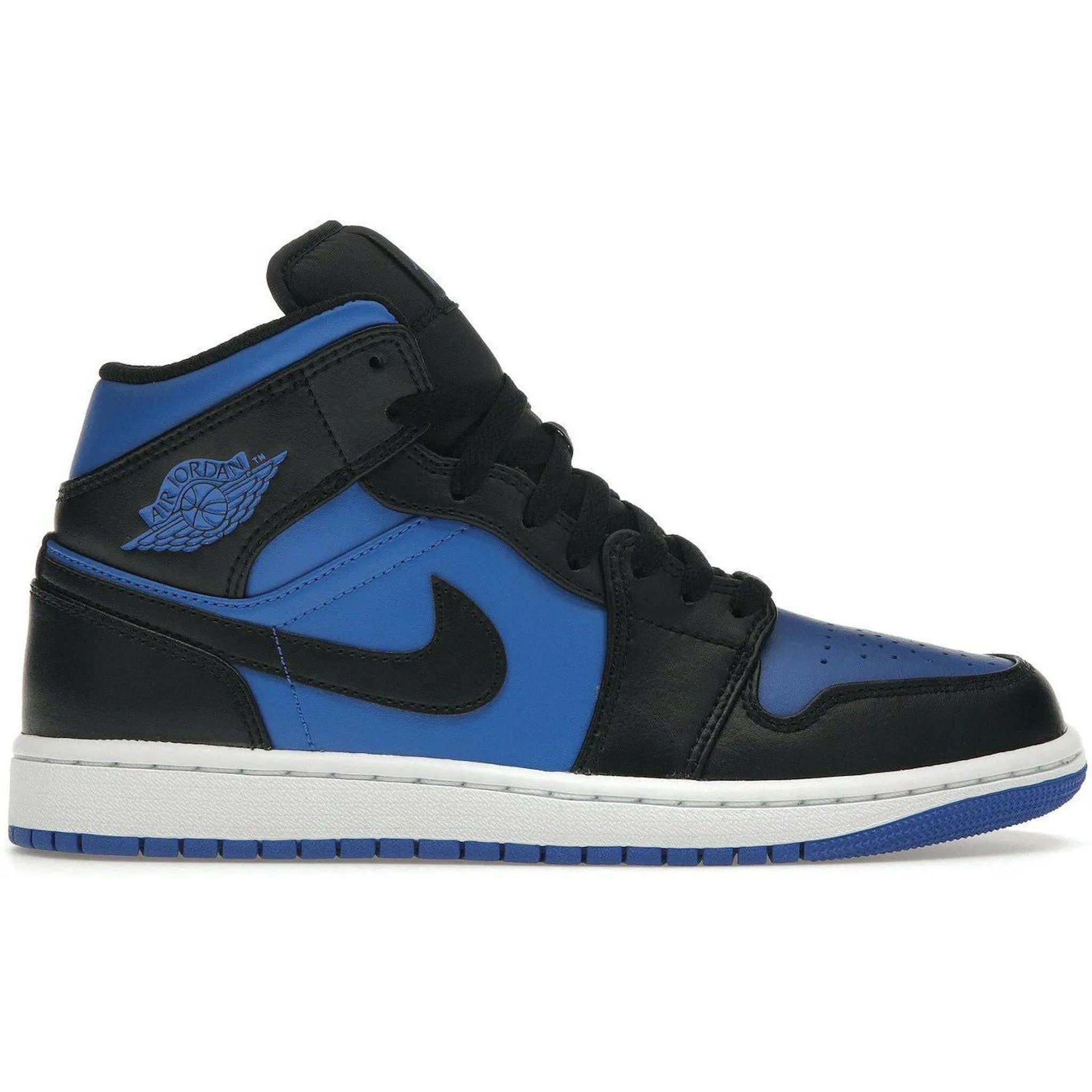 Drill Step Jordan 1 Mid Black Royal Blue