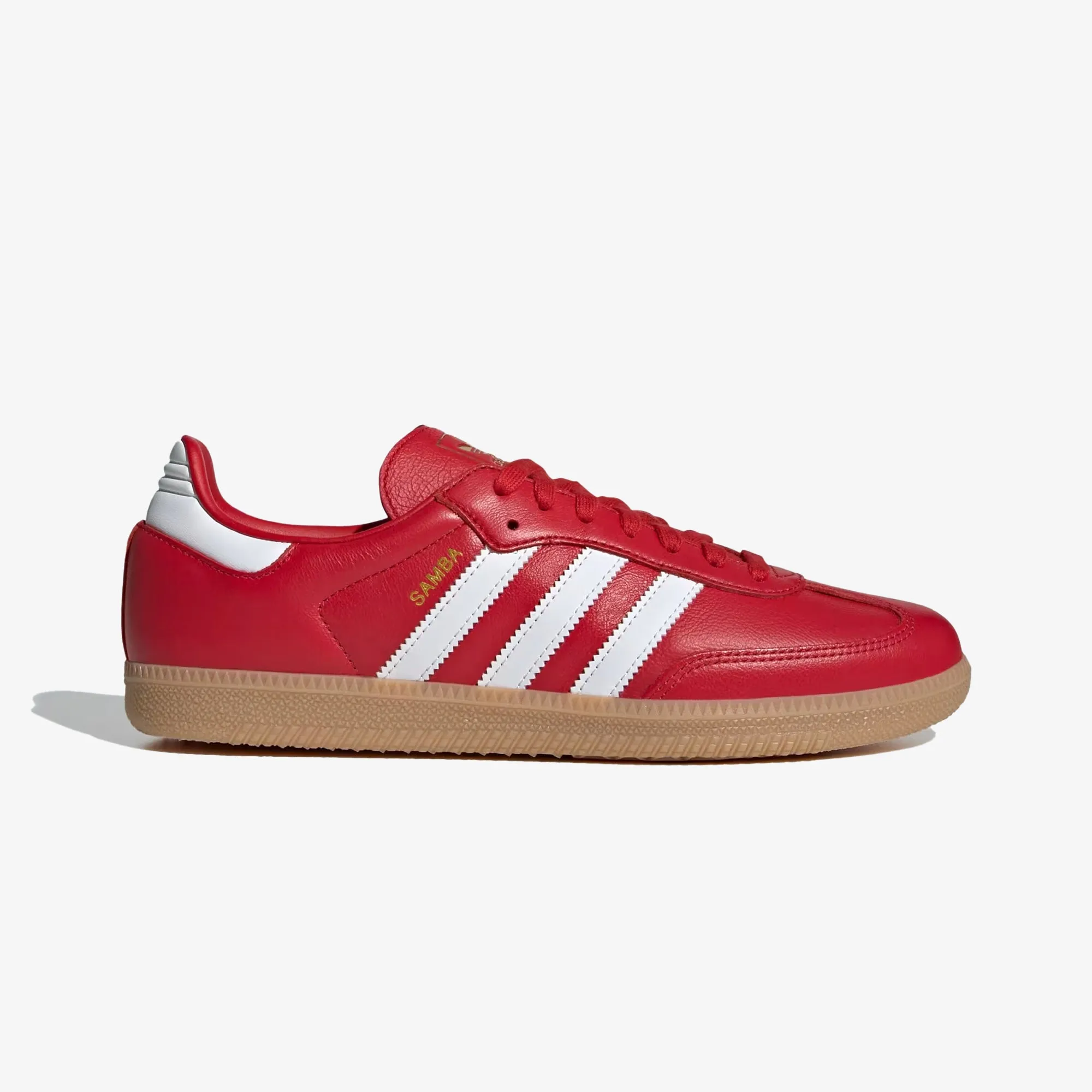 ADIDAS ORIGINALS | SAMBA OG { BETTER SCARLET/CLOUD WHITE/GUM Comfortable toe box Lifestyle Upgrade