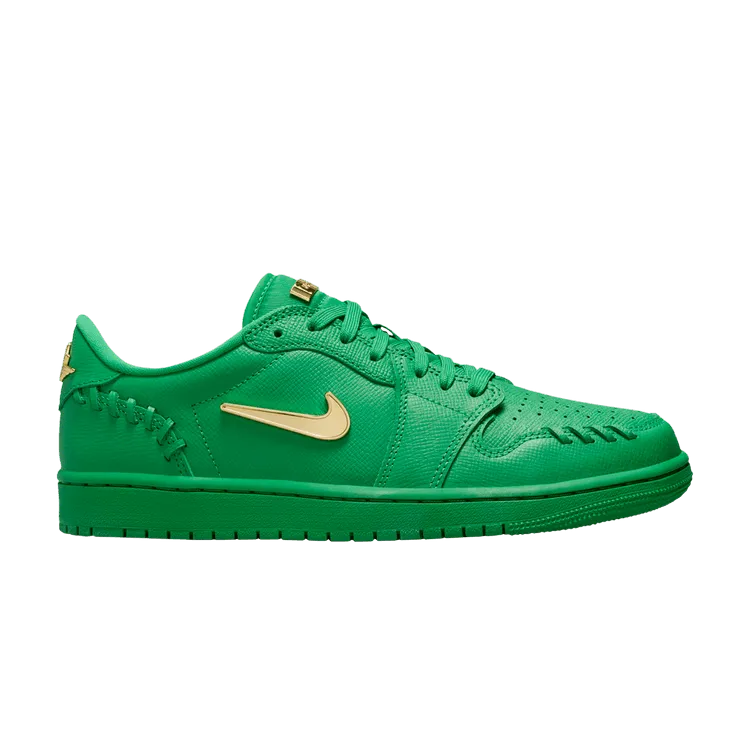 shape fit Comfort Cushion Wmns Air Jordan 1 Low Method of Make 'Lucky Green'