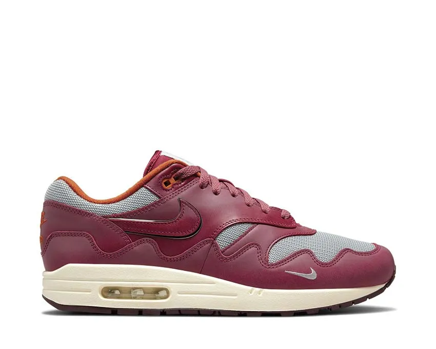 Winter Wear Running Inspired Nike Air Max 1 x Patta "Night Maroon"