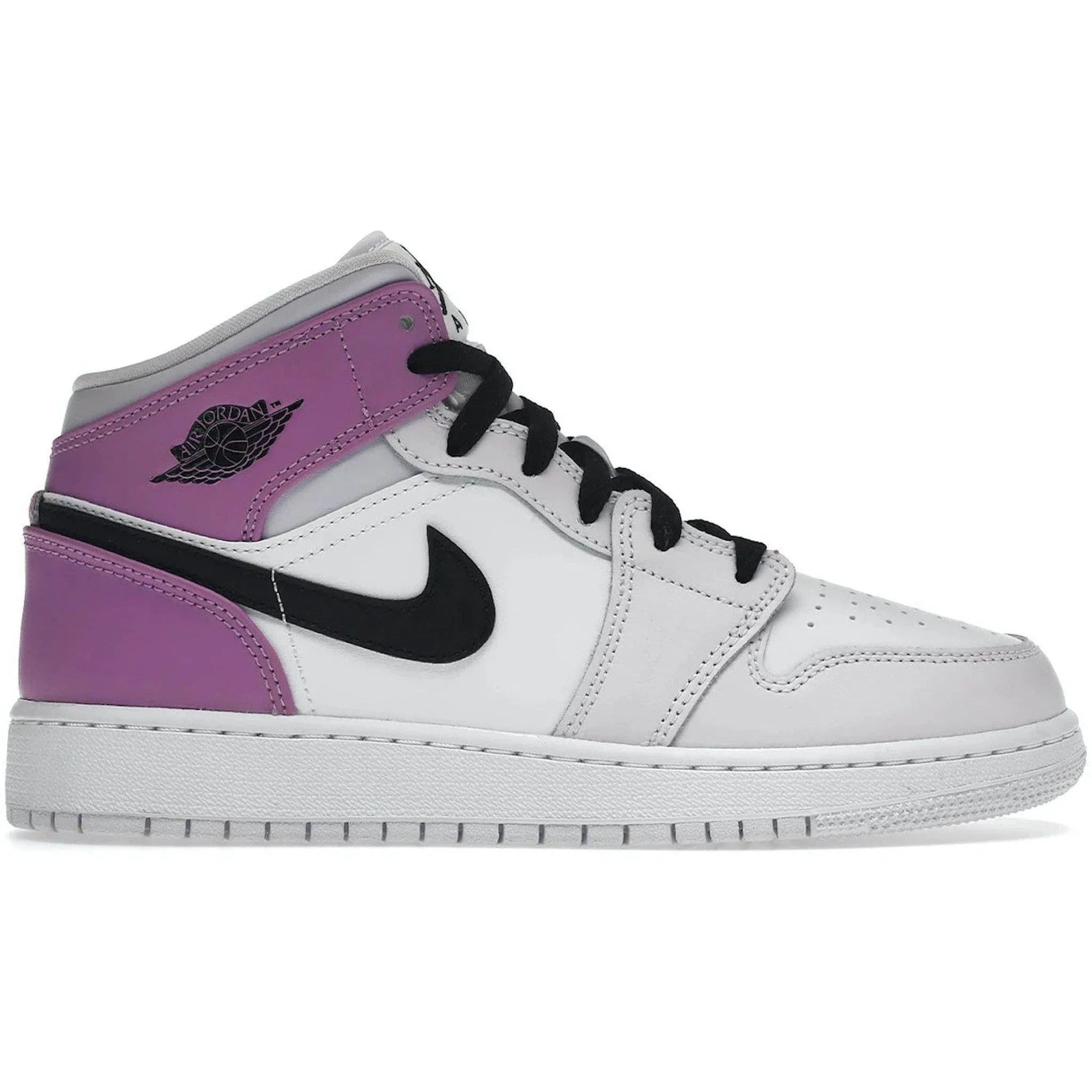 Jordan 1 Mid Barely Grape (GS) Morning Pace Wave Step
