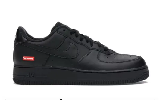 Nike Air Force 1 Low Supreme Black Street Explorer