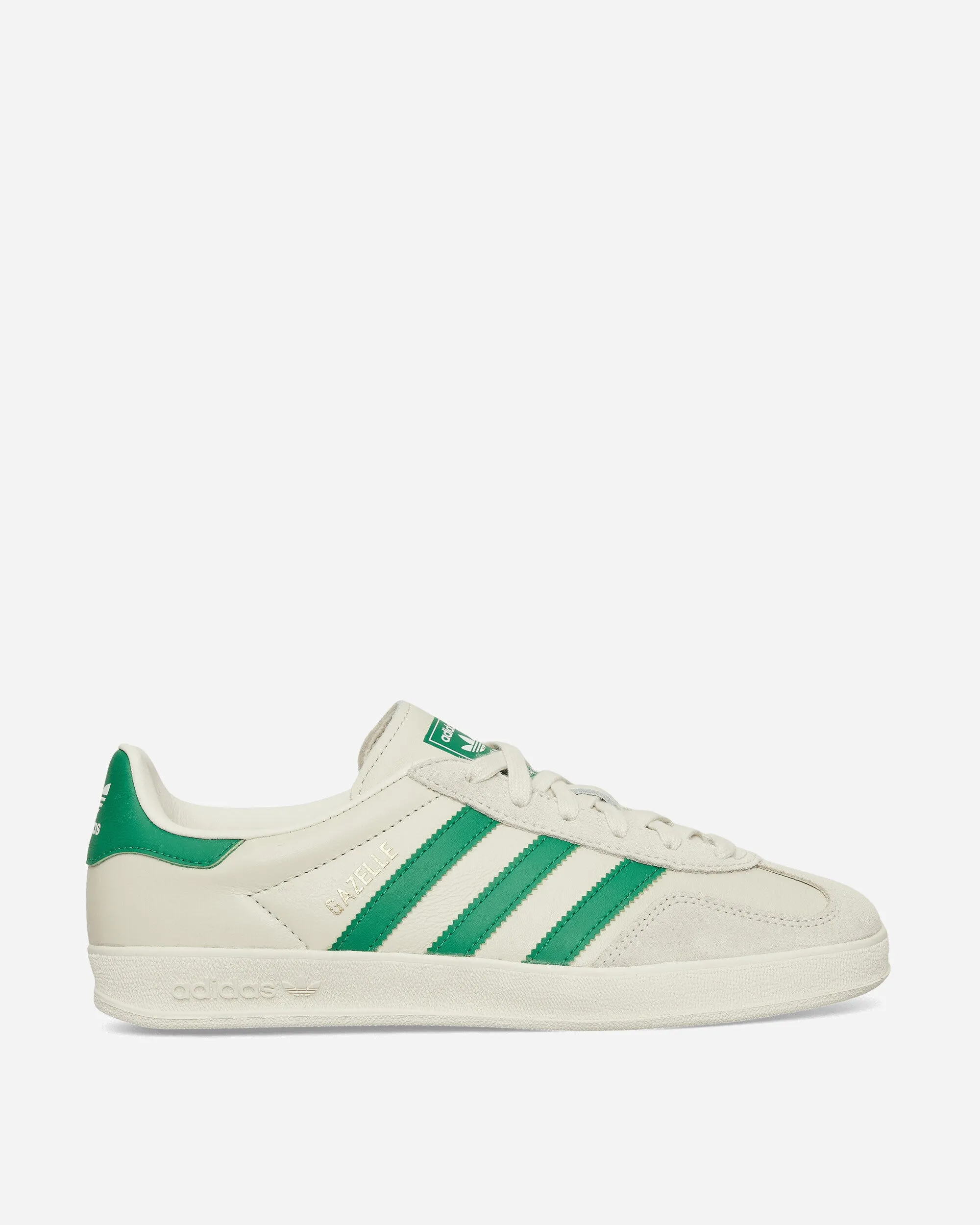 Gazelle Indoor Sneakers Chalk White / Green Light Step Padded Tongue