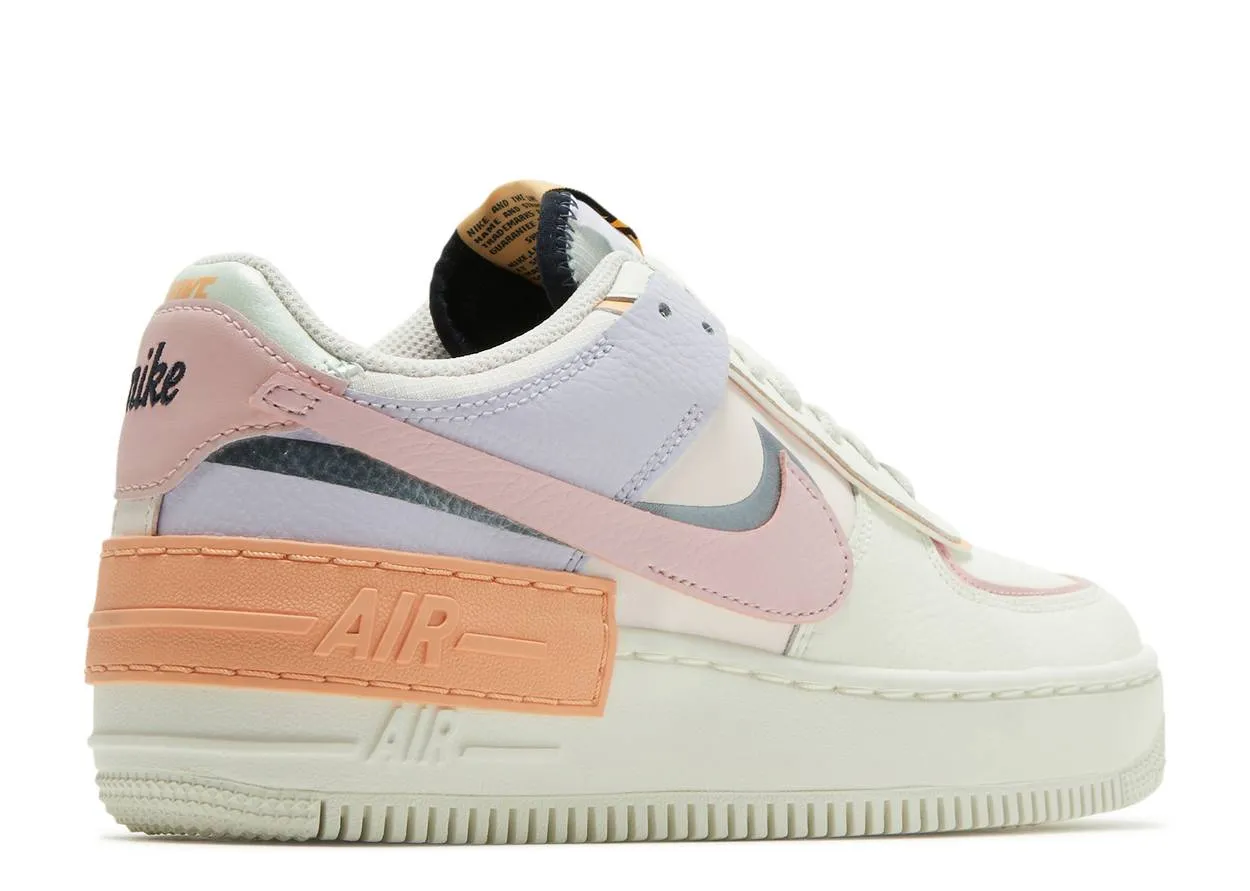 Nike Air Force 1 Shadow Pink Glaze Flat Bottom Light Travel