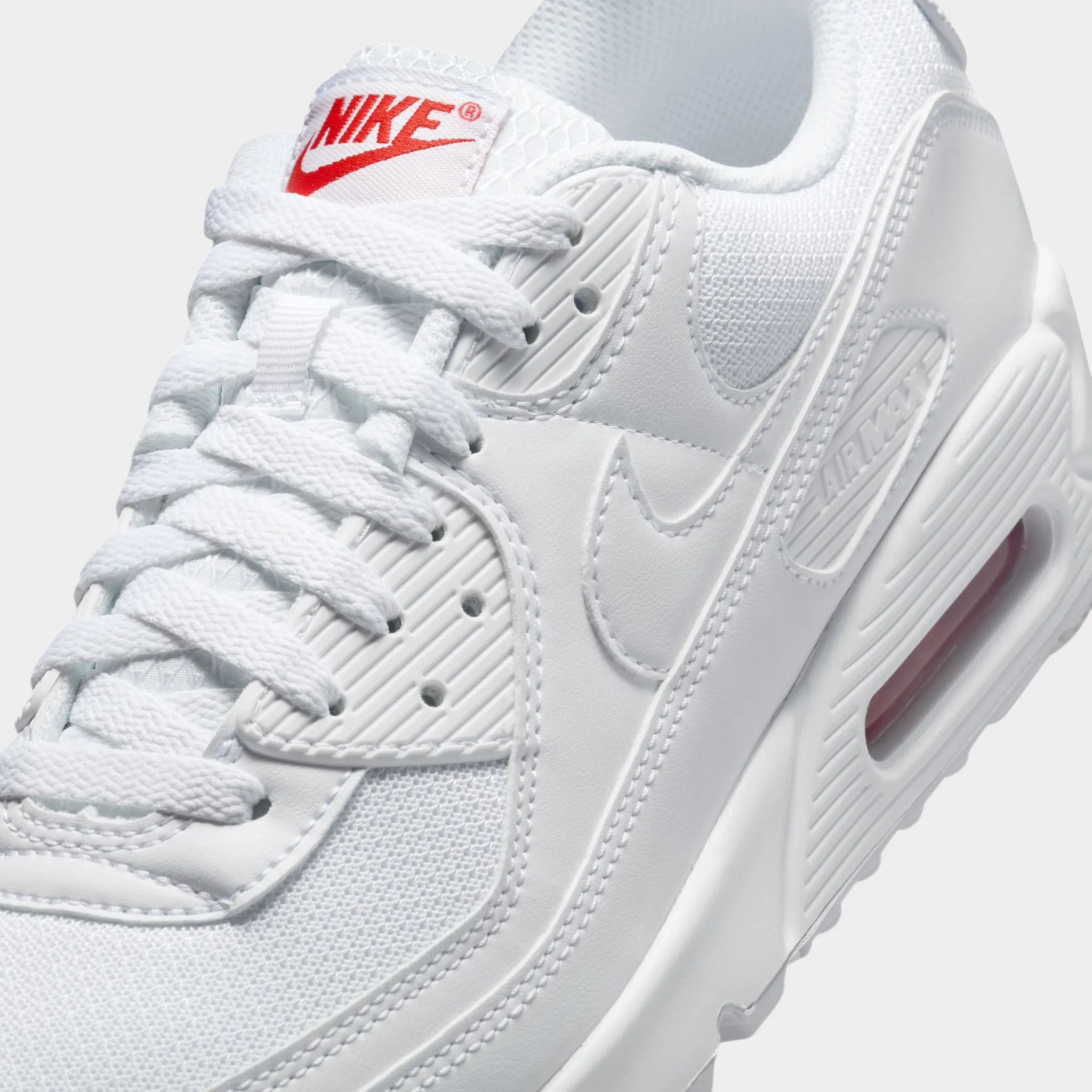 Sport Luxe Minimal Touch Nike Air Max 90 White / White Crimson
