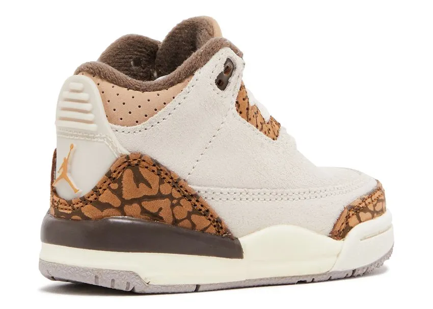 Minimal Build Smooth Grip Air Jordan 3 Retro Palomino (TD)
