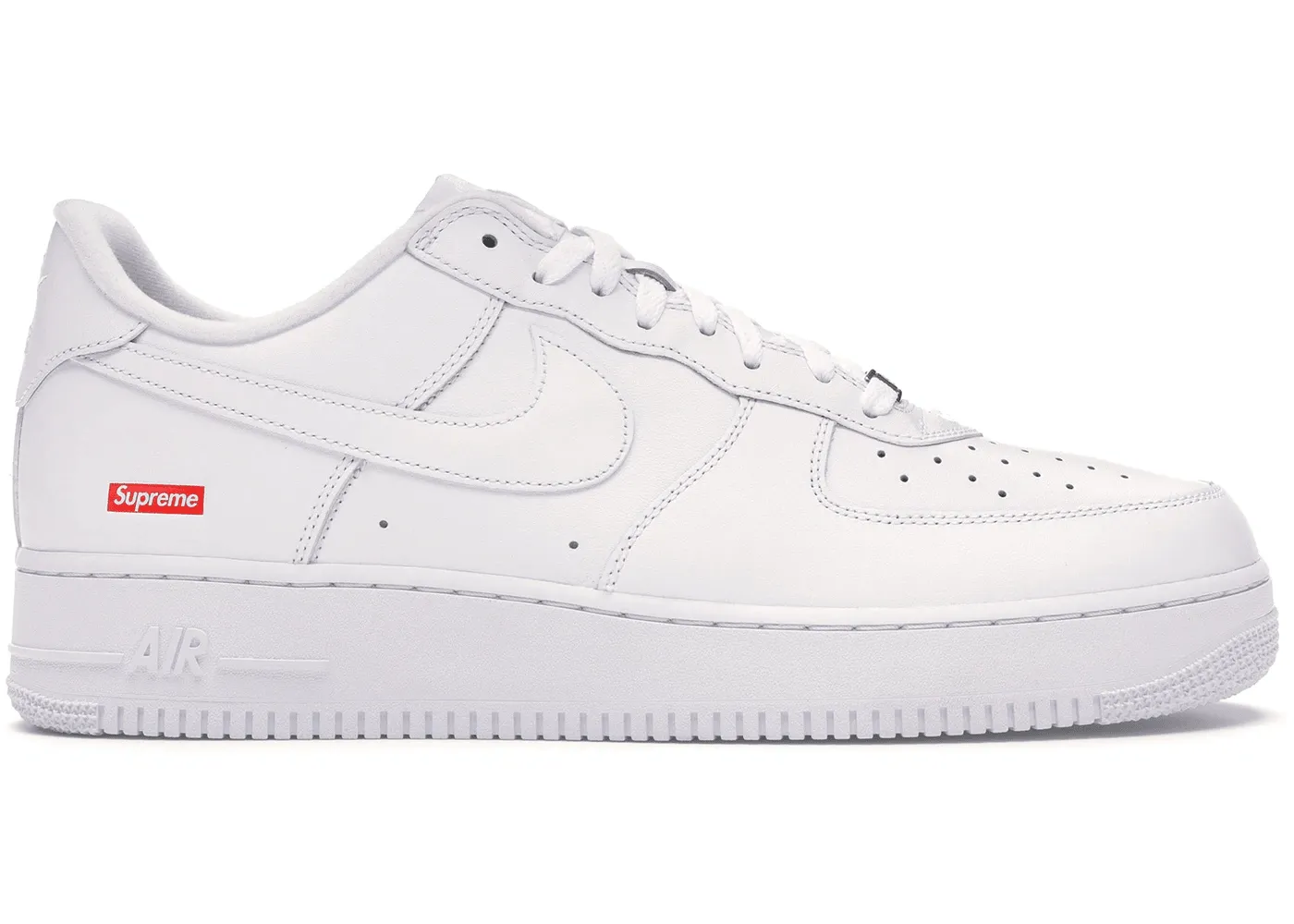 Nike Air Force 1 Low Supreme White Move Naturally Grab And Go