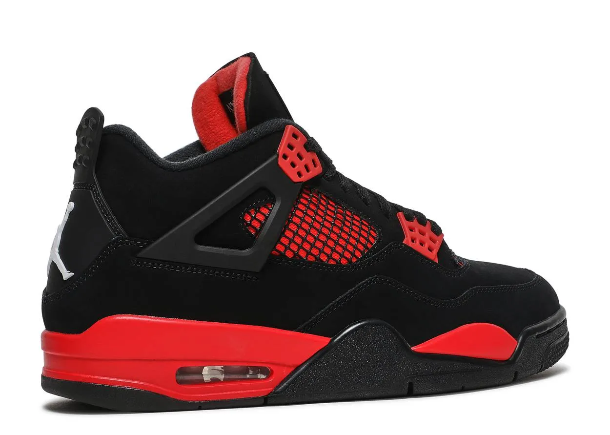 Pass Step Easy Care Air Jordan 4 Retro Red Thunder