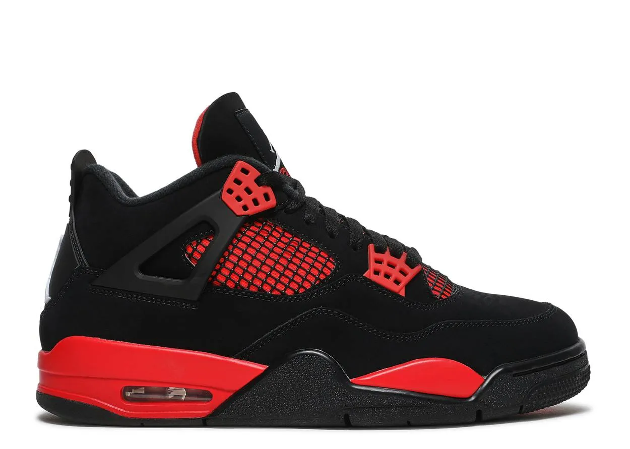 Slip Ease Street Fest Air Jordan 4 Retro Red Thunder