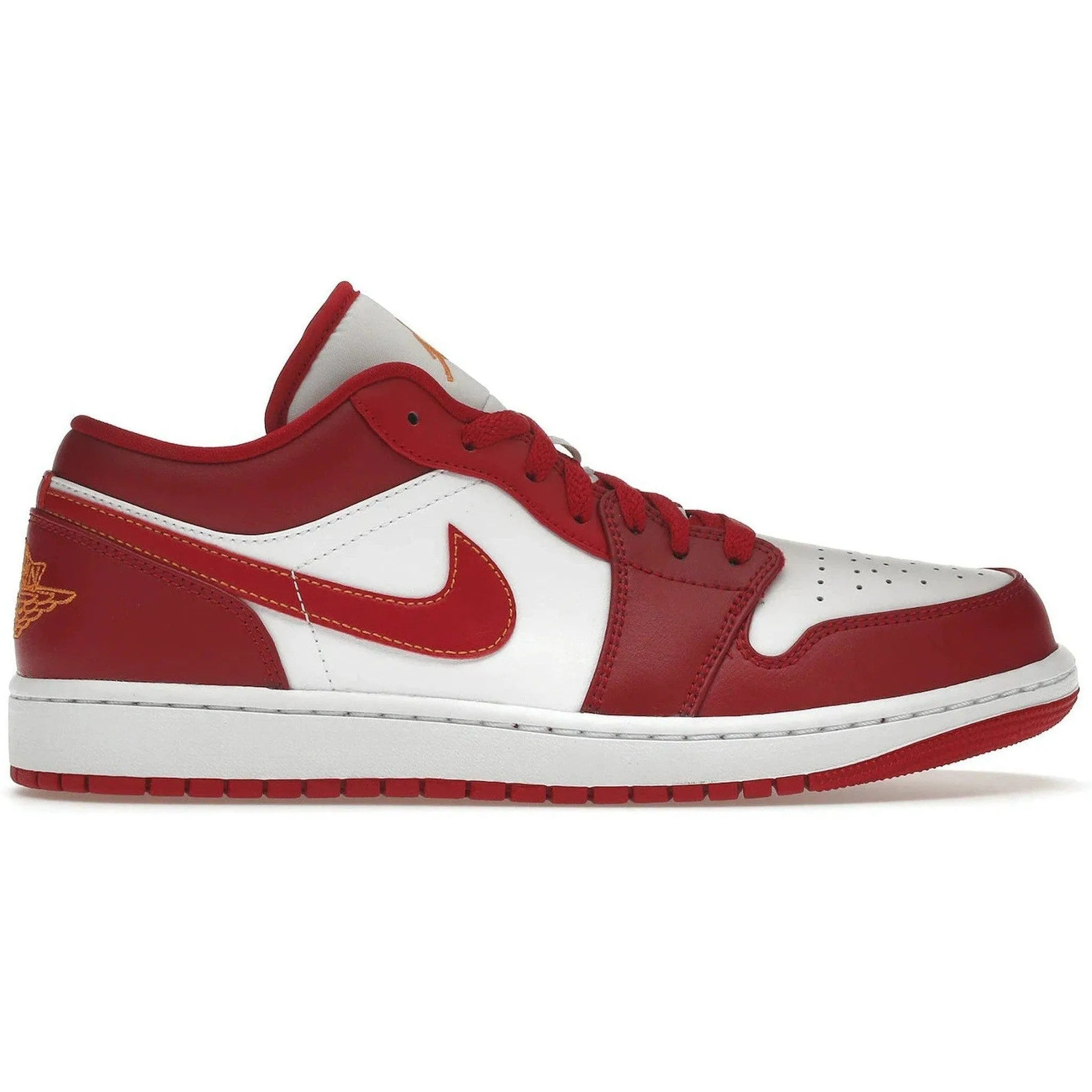 Jordan 1 Low Cardinal Red Long Wear Long Miles