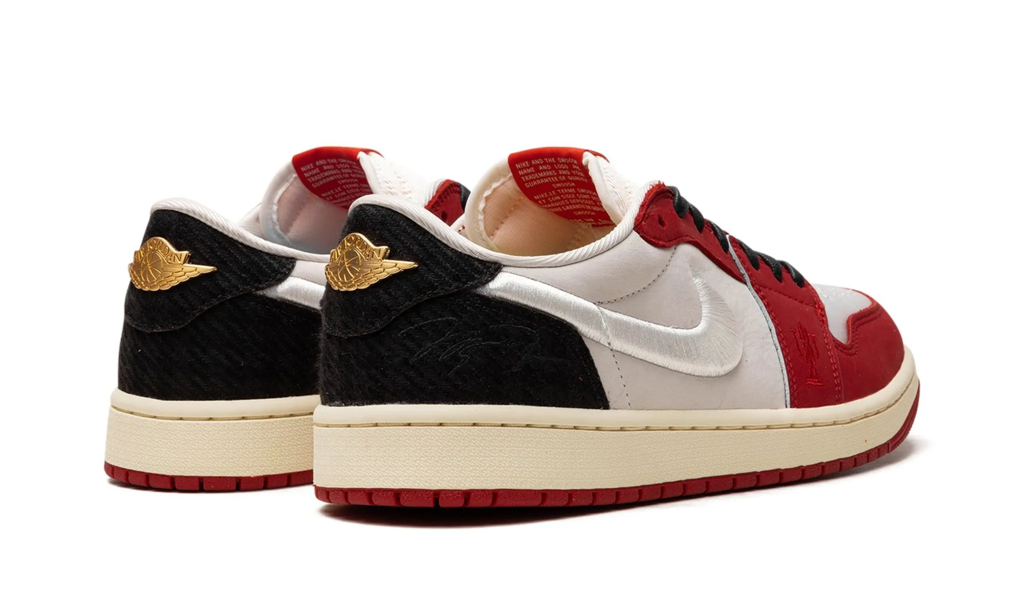 Trophy Room x Air Jordan 1 Retro Low OG SP 'Rookie Card - Home' Stable Step Fur Trim
