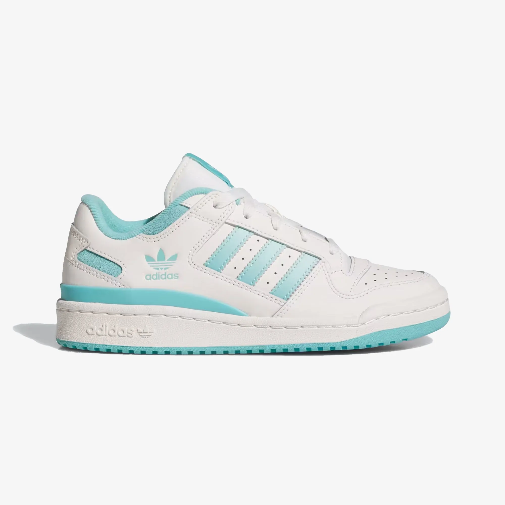 Fashion Go Style Mix ADIDAS ORIGINALS | FORUM LOW CL { CLOUD WHITE/SEMI FLASH AQUA/EASY MINT