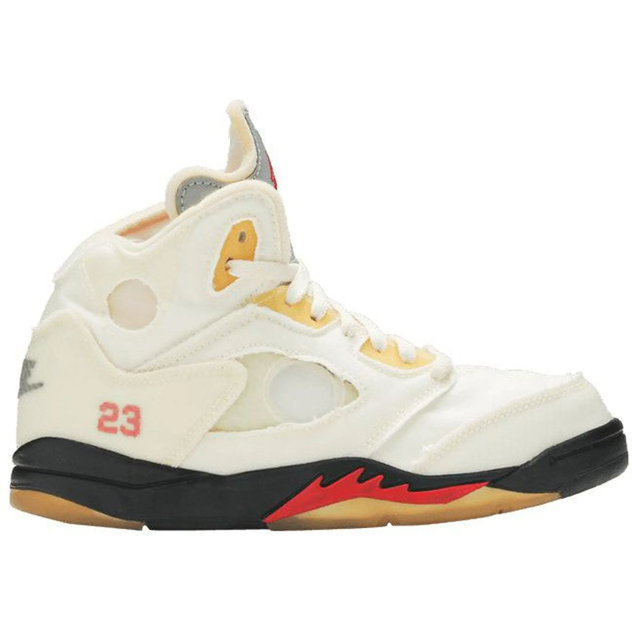Jordan 5 Retro Off-White Sail (PS) Foot Cushion Pull Tab