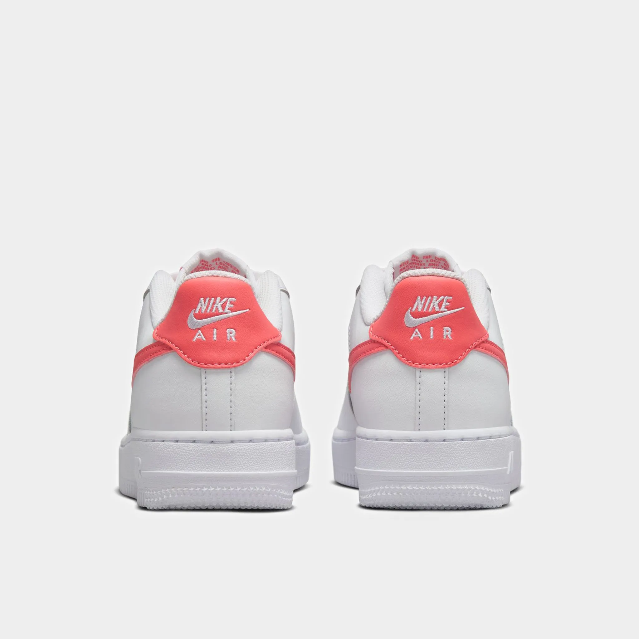 Nike Air Force 1 GS White / Magic Ember Flex Feel