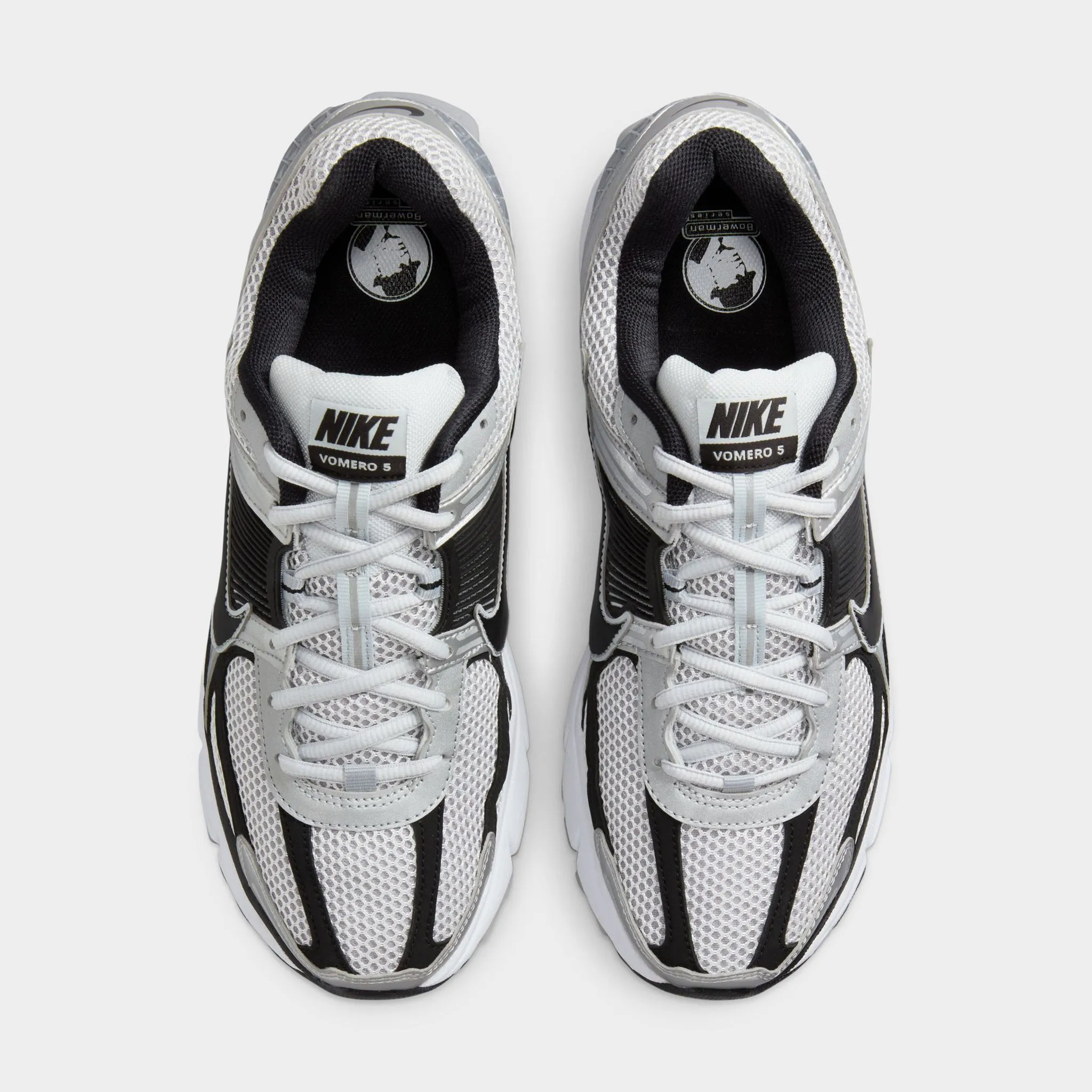 Nike Zoom Vomero 5 Metallic Silver / Black - Pure Platinum orthotic insole shoes Cushioned ride
