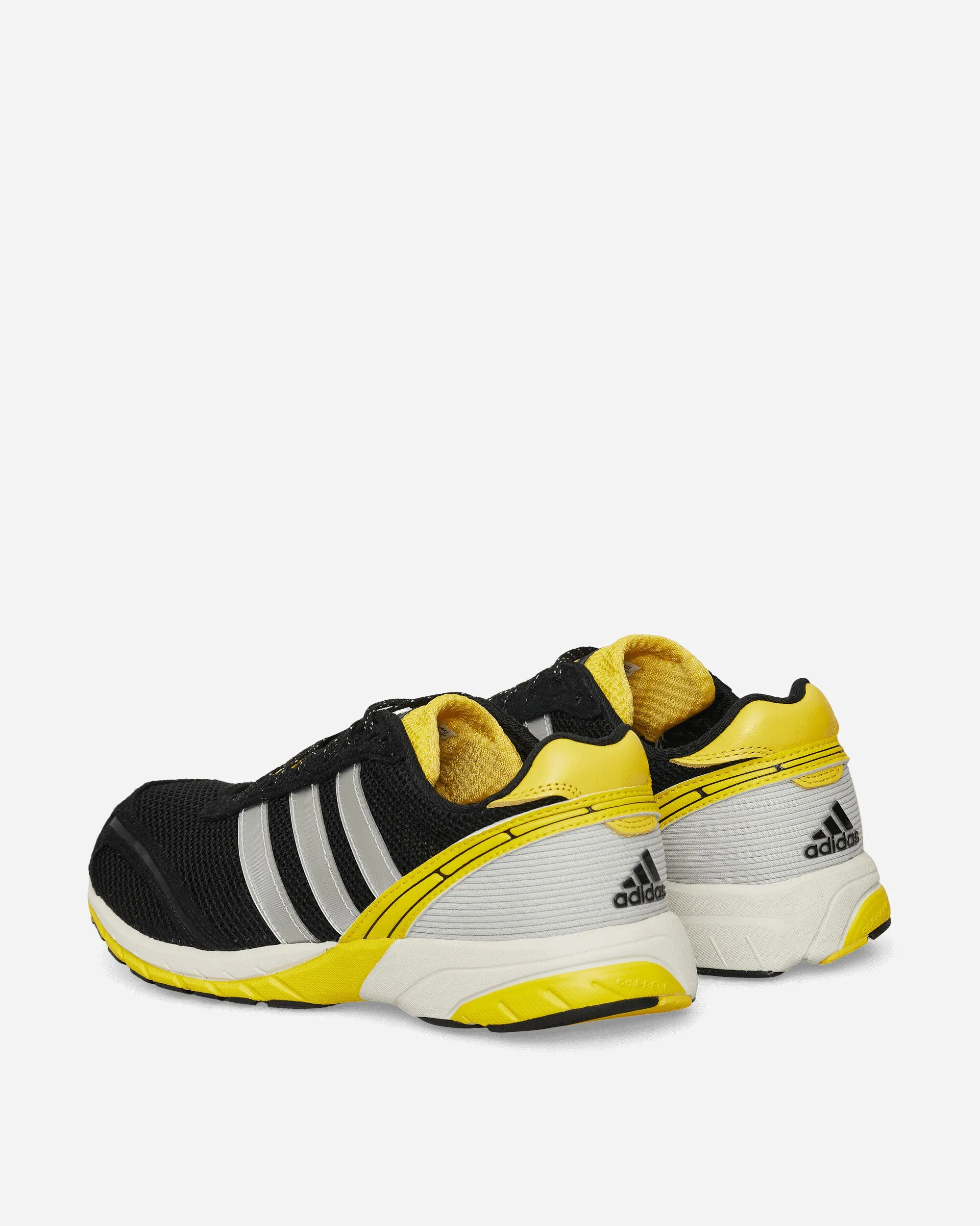 Women's Adizero Adios OG Sneakers Core Black / Silver Metallic / Yellow Magic Mood