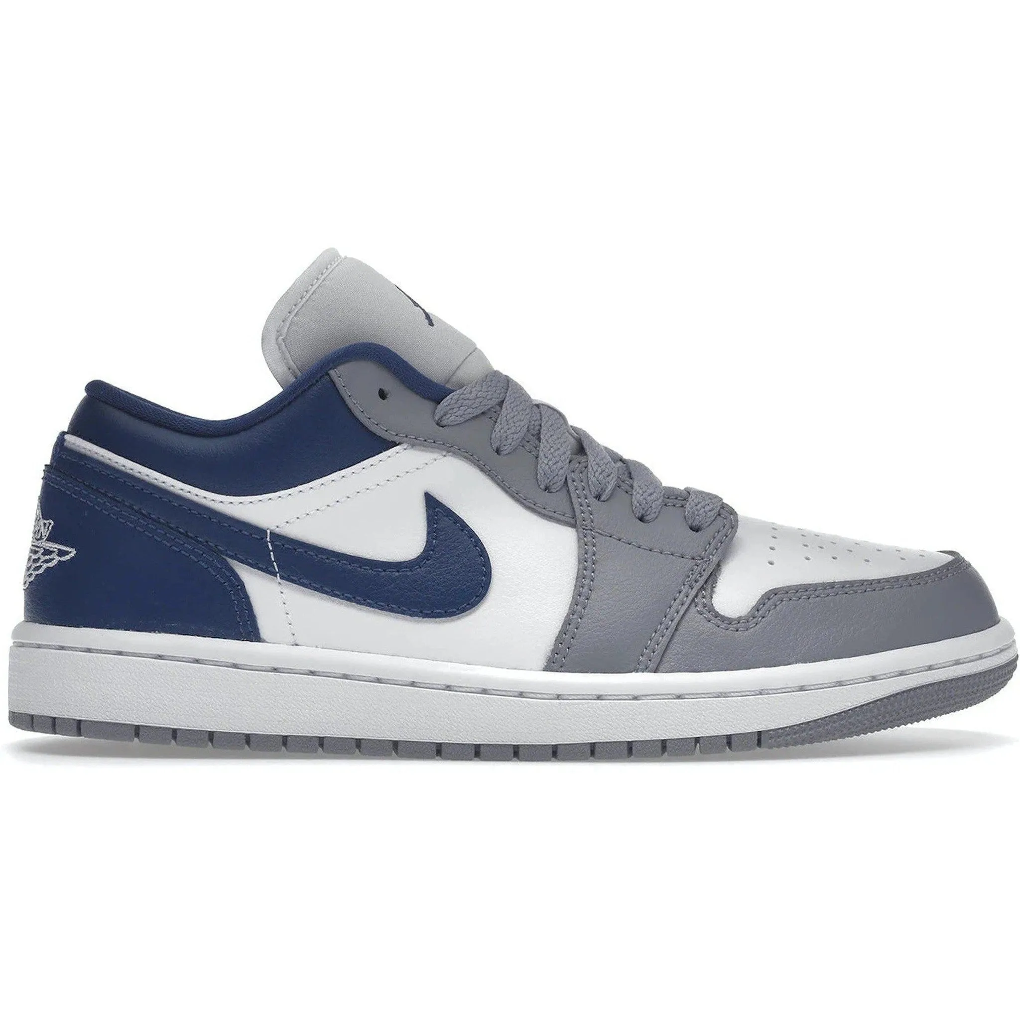 Long Standing Lightweight Design Jordan 1 Low Stealth French Blue (W)