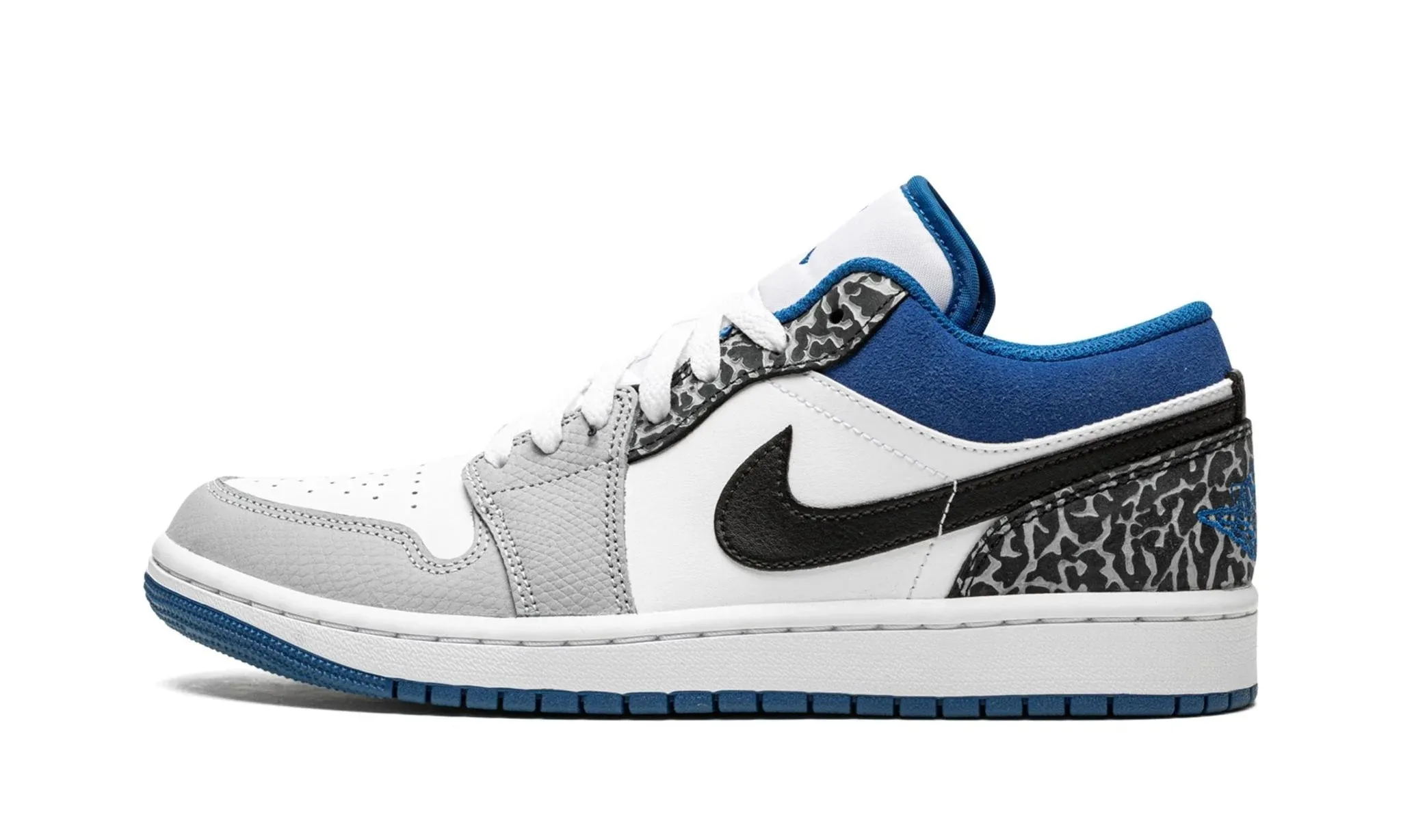 Air Jordan 1 Low Light Smoke Grey And Dark Marina Blue Best Seller Adjustable