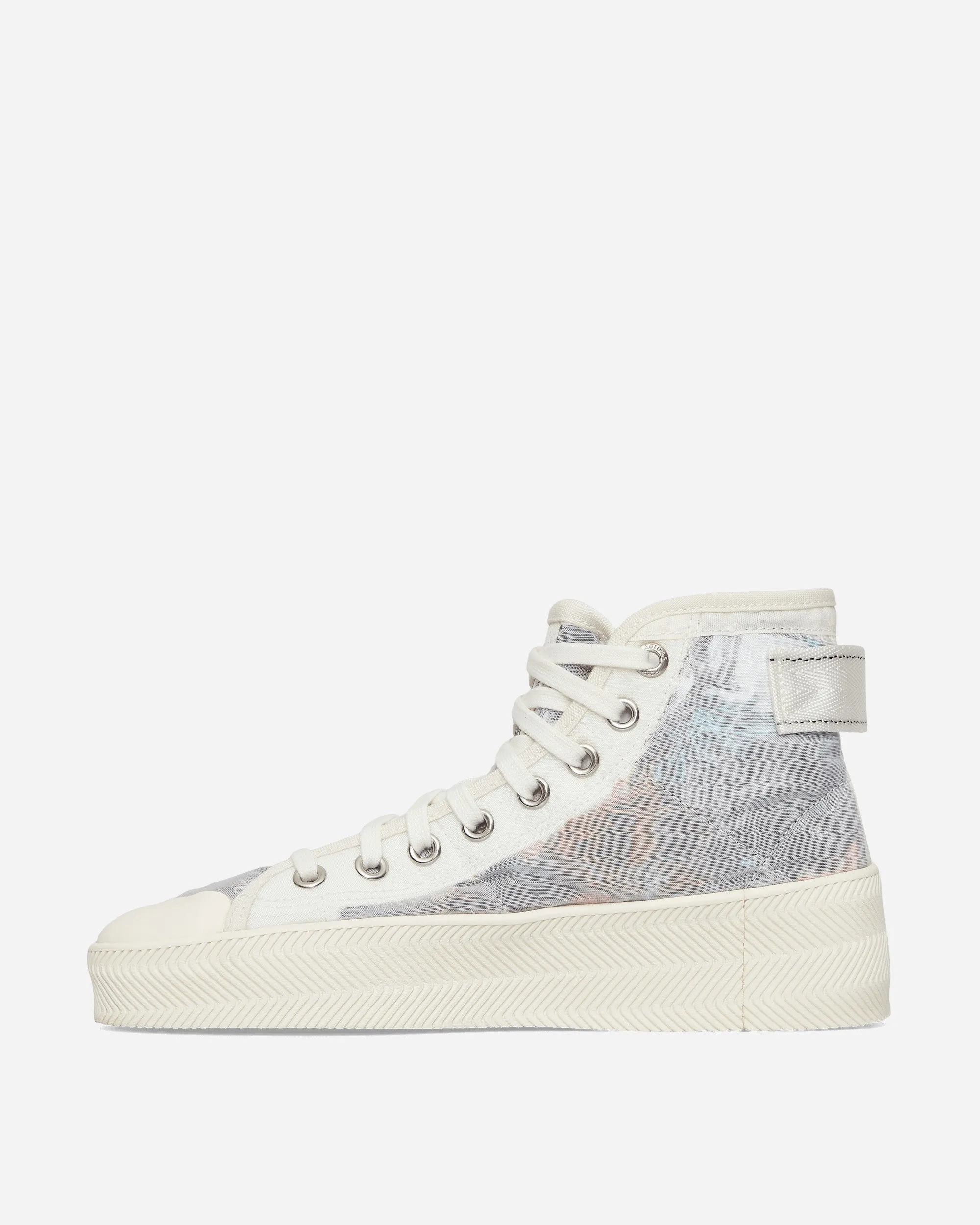 Urban Style Linen Air Parley Nizza Hi Sneakers White