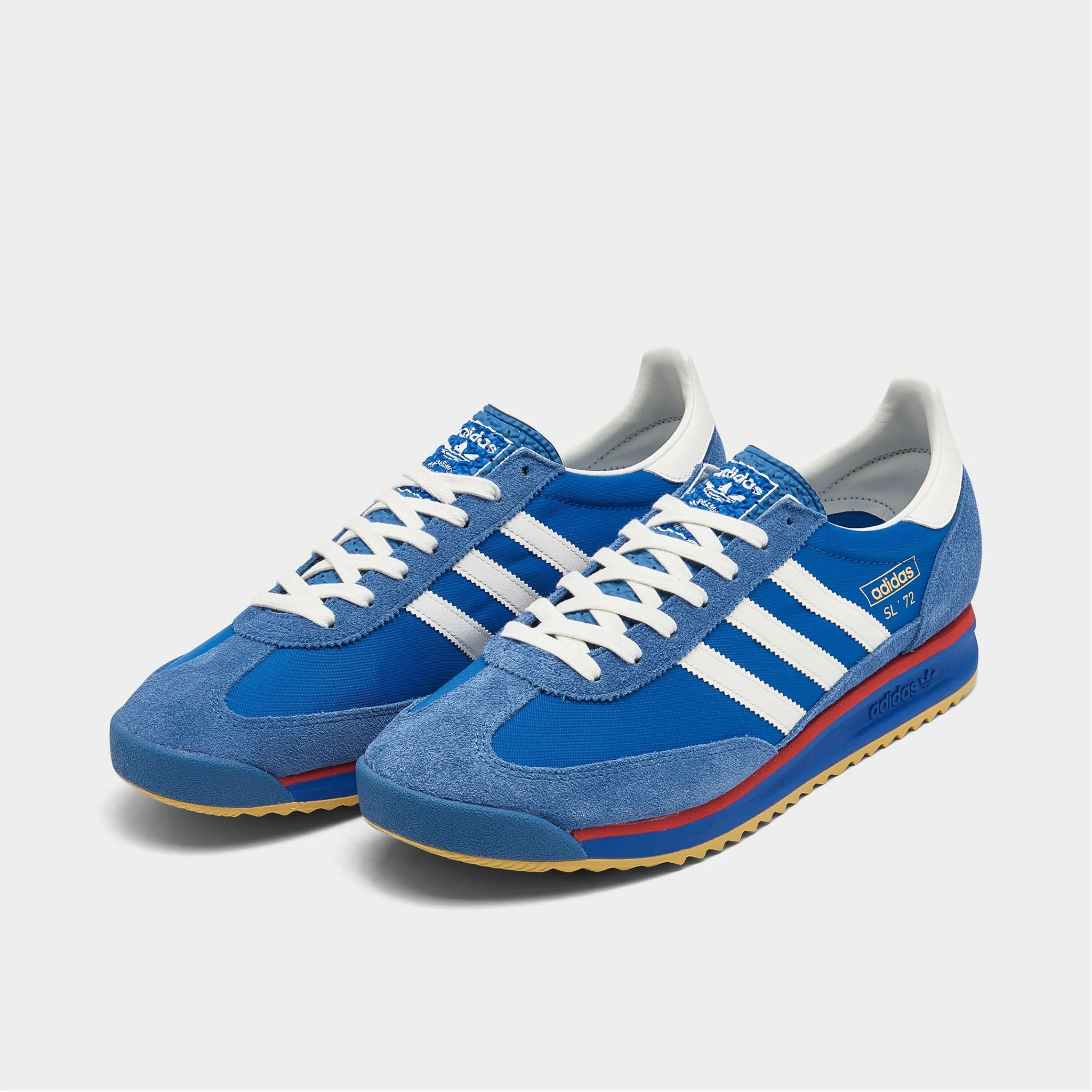 Dark Edge adidas SL 72 RS Blue / Core White - Better Scarlet