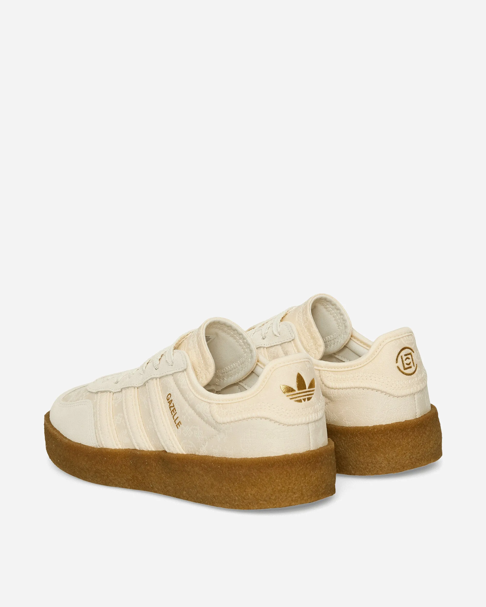 Bold Neon CLOT by Edison Chen Gazelle Sneakers Cream White / Core White