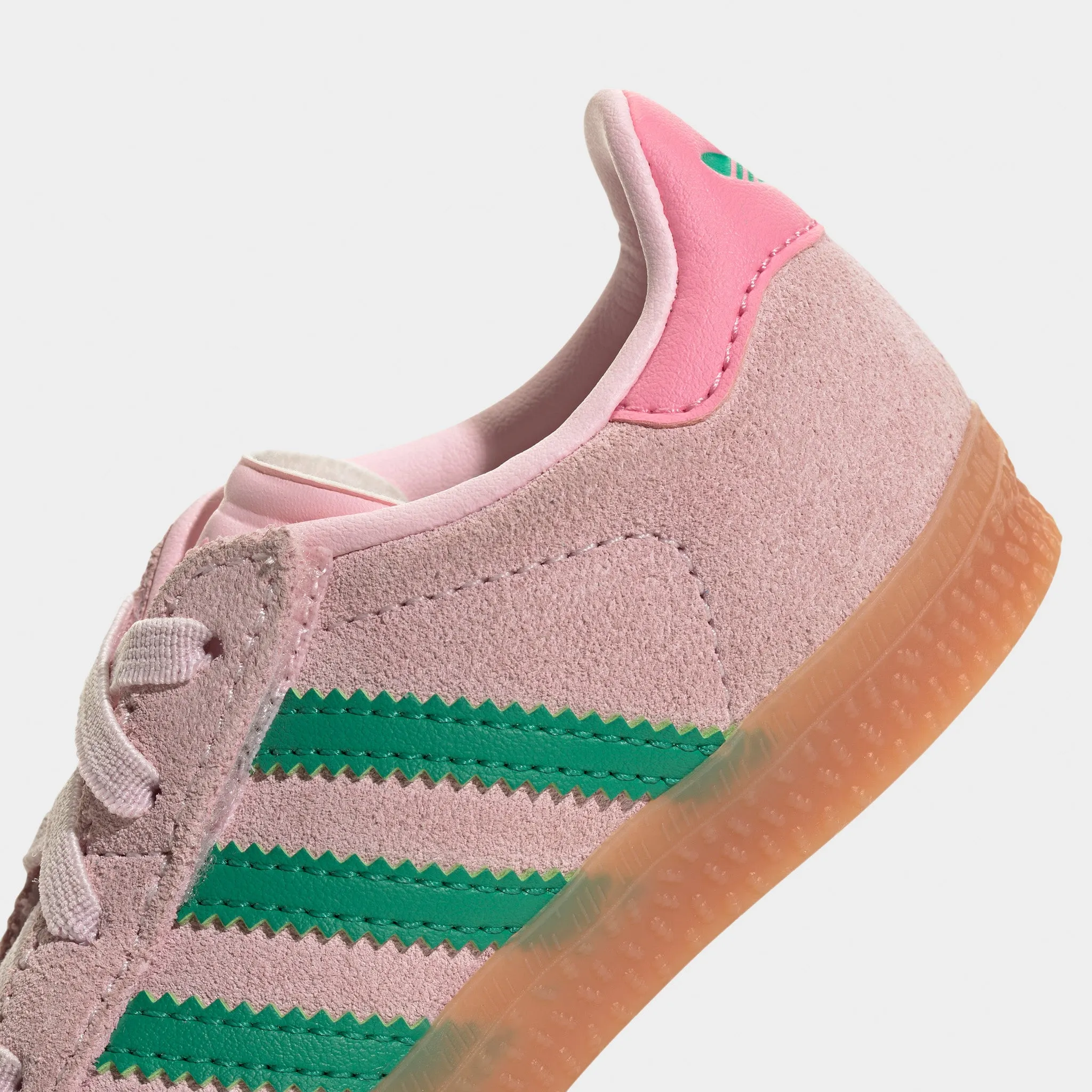 adidas Infants' Gazelle Pink / Green Story Glow