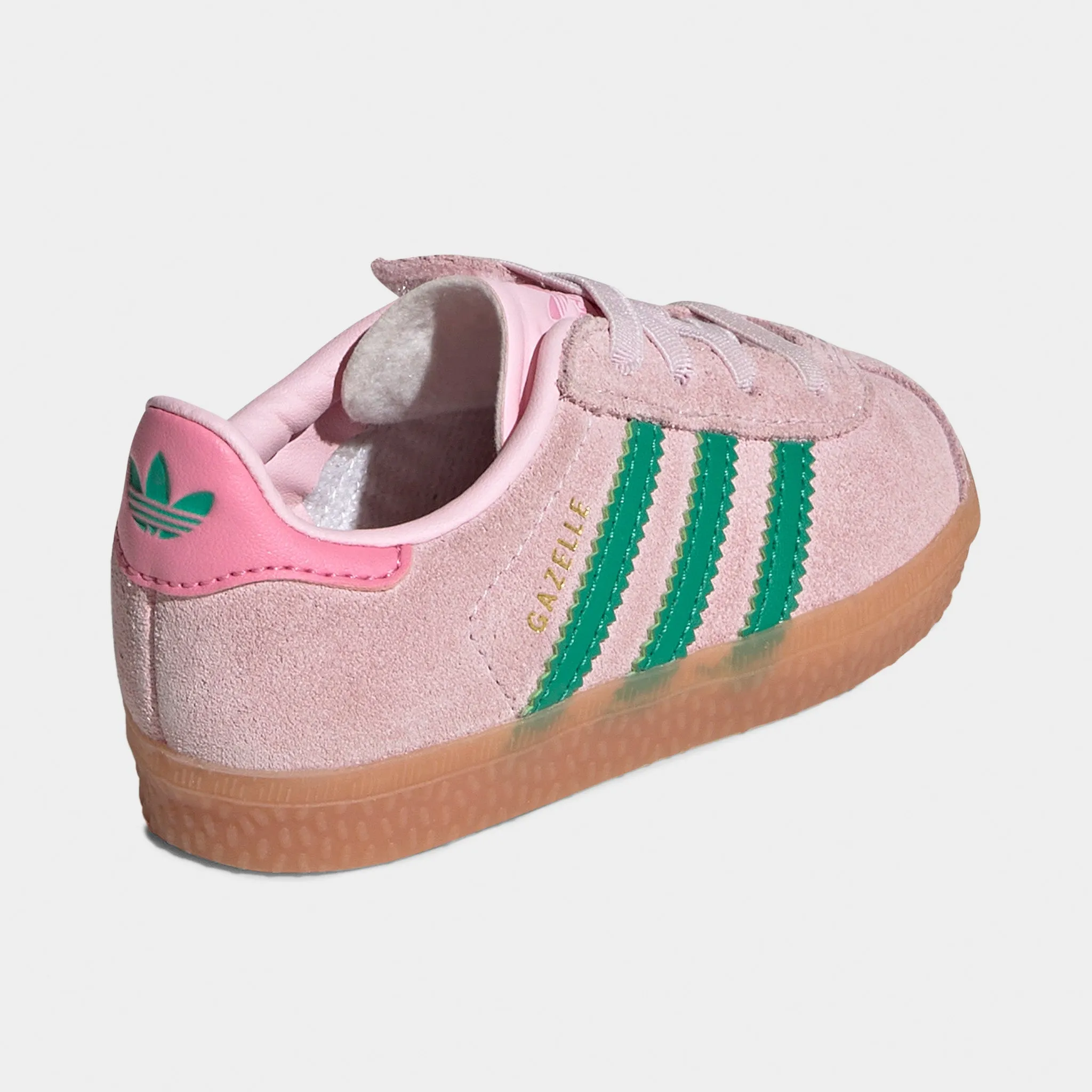 adidas Infants' Gazelle Pink / Green Ventilated