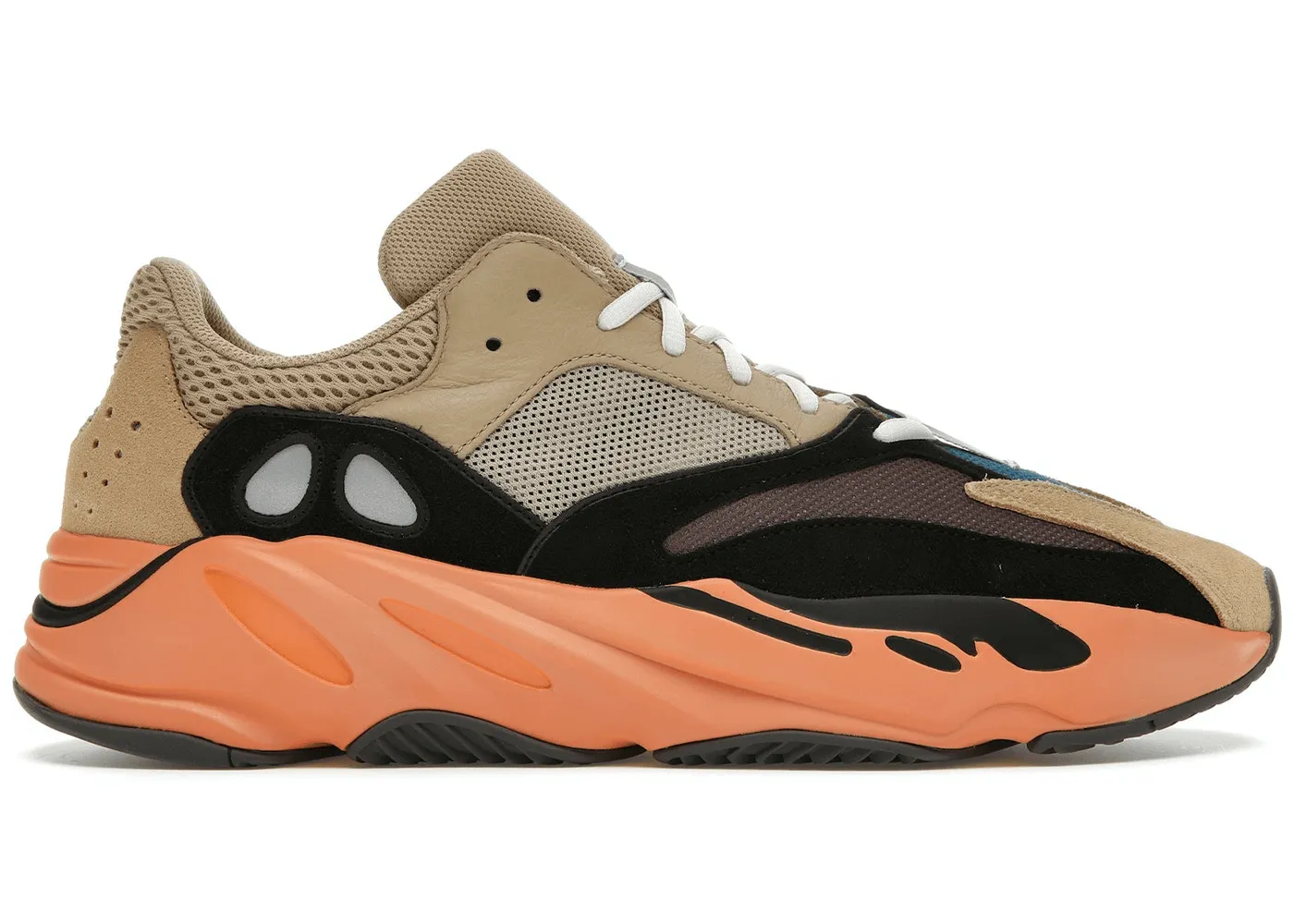 adidas Yeezy Boost 700 Enflame Amber Footstep Care Open Mesh