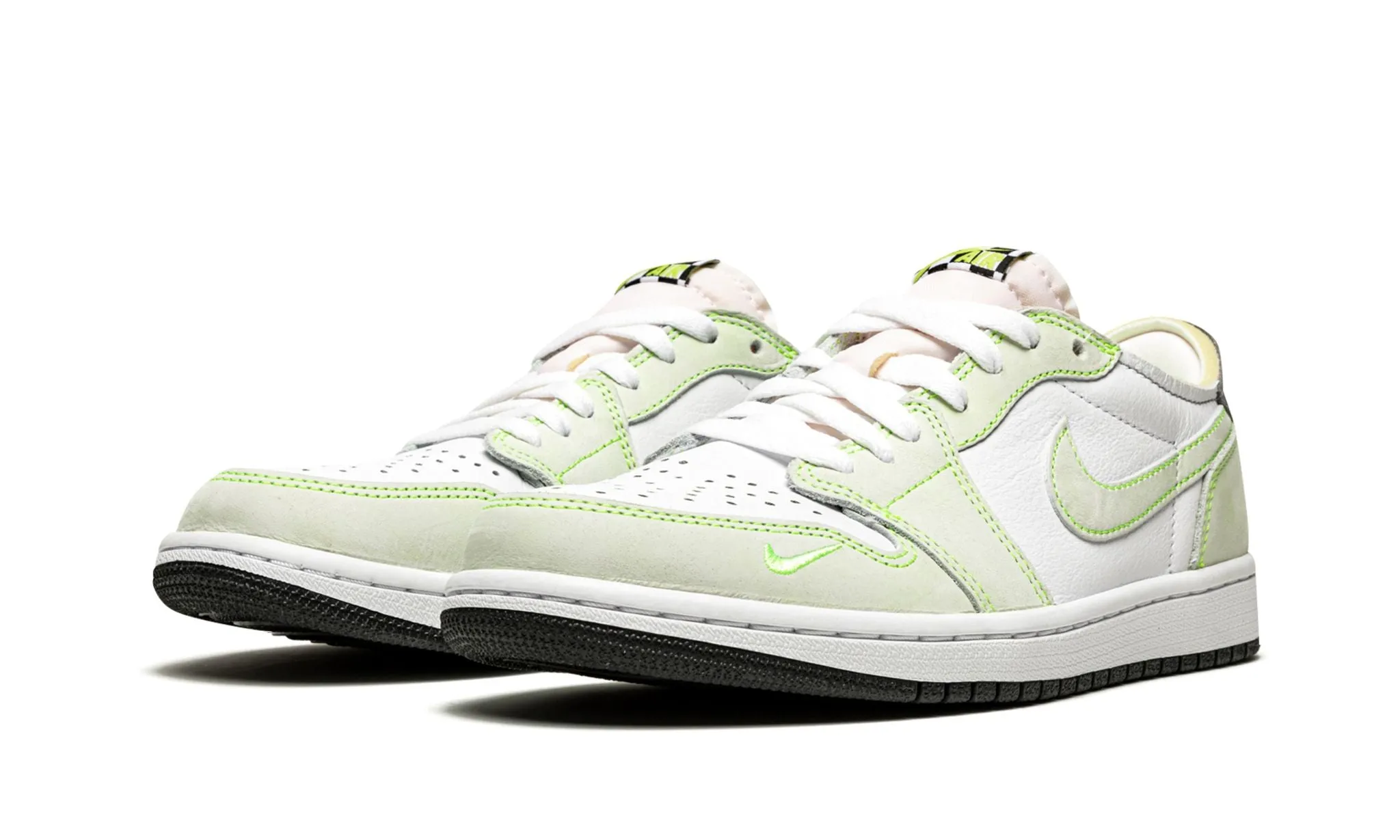 Slip On Style Air Jordan 1 Low OG Ghost Green