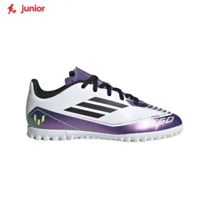 adidas Junior F50 Messi Club Turf Shoes Match Equipment Ankle Guard