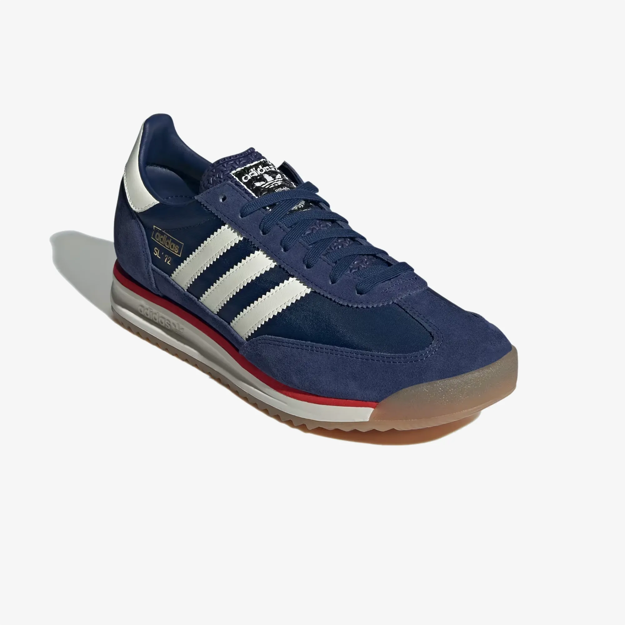 Compression Fit Premium cushioning ADIDAS ORIGINALS | SL 72 RS { DARK BLUE/OFF WHITE/RED