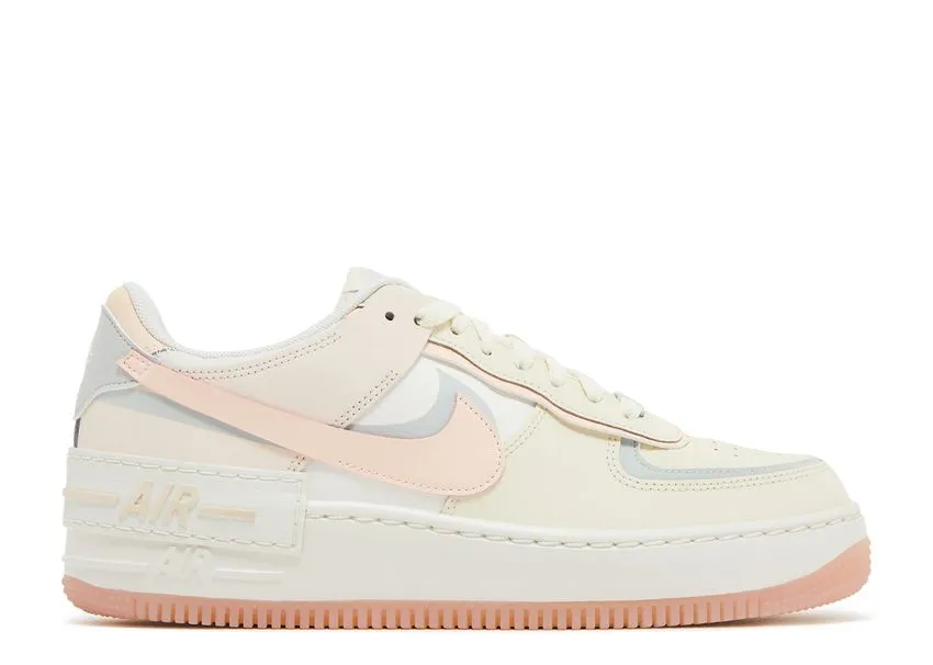 Nike Air Force 1 Low Shadow Coconut Milk Crimson Tint Chill Mood Cool Lifestyle