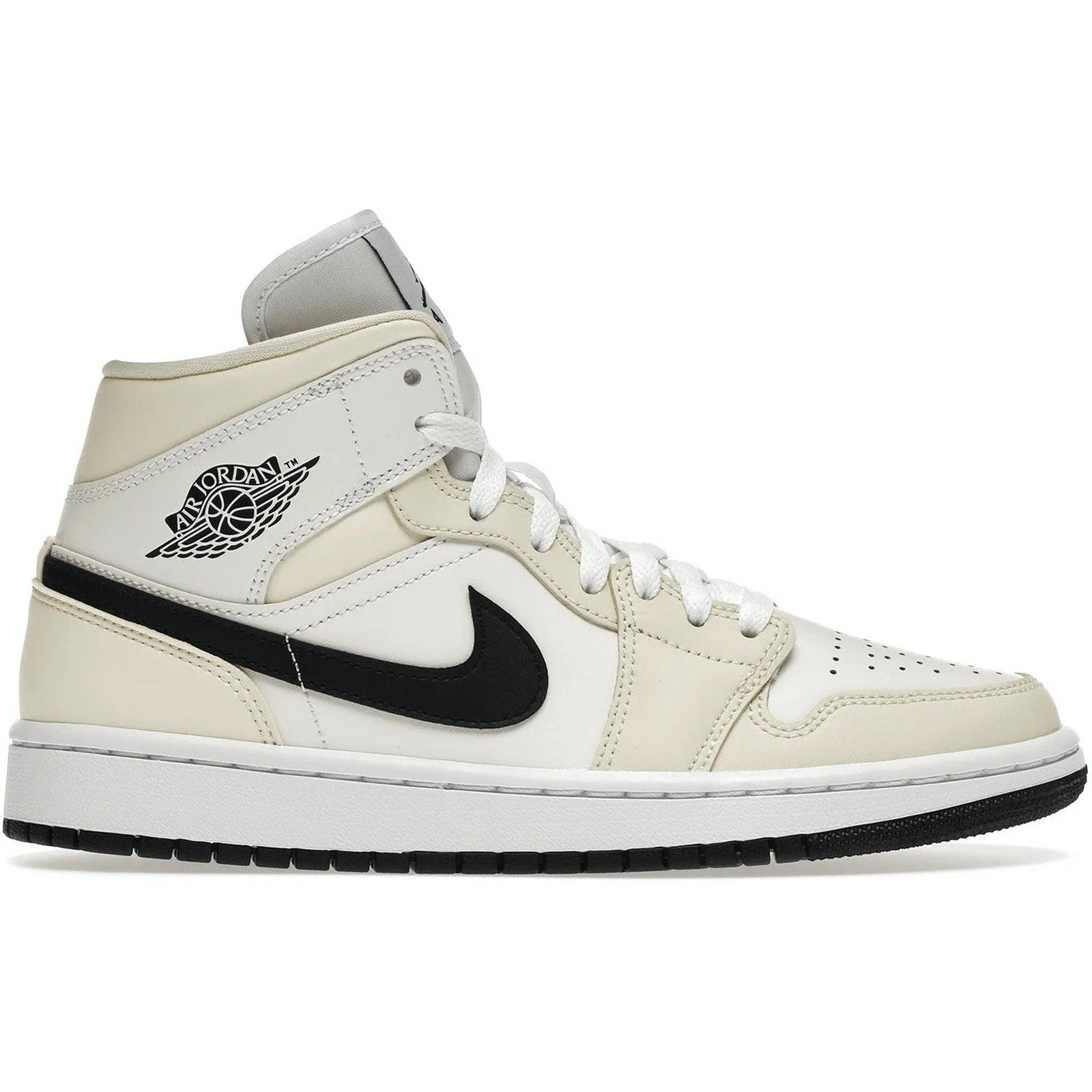 Jordan 1 Mid Coconut Milk (Women's) Slide Step Cool Fit