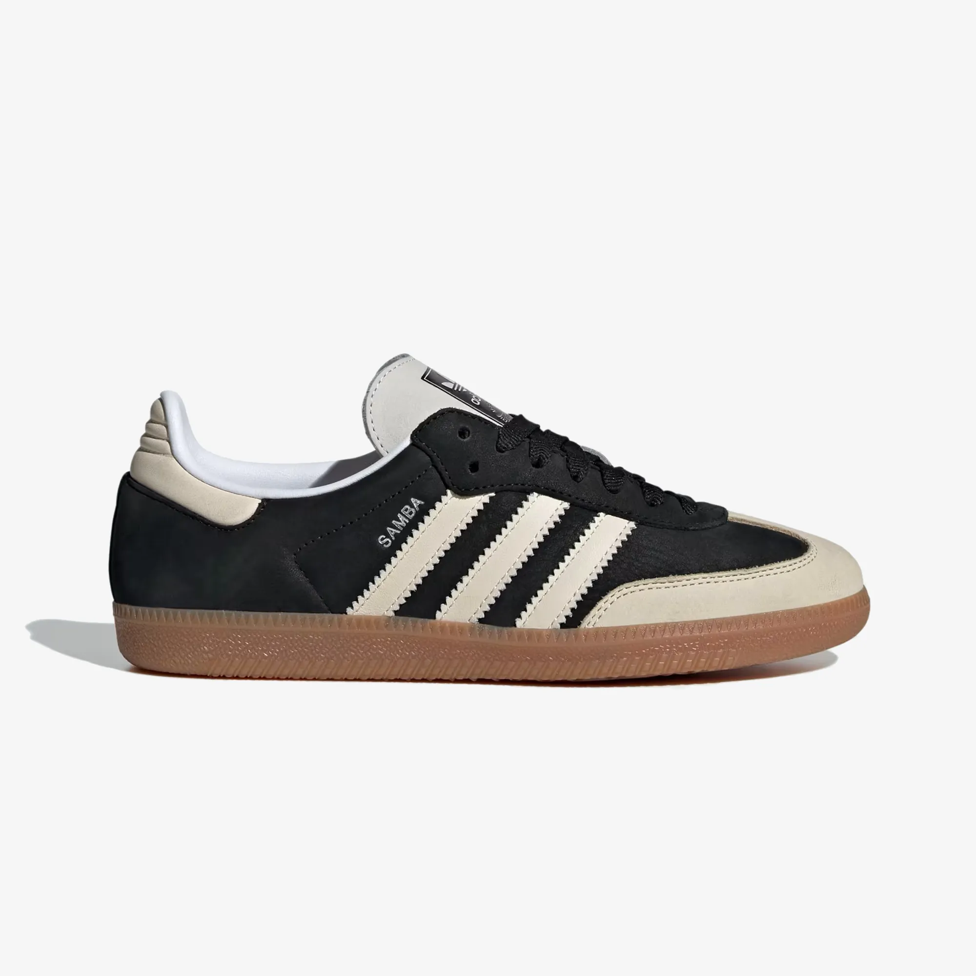 Adidas Originals | SAMBA OG  { CORE BLACK/WONDER WHITE/SILVER METALLIC Subway Go Soft Grip