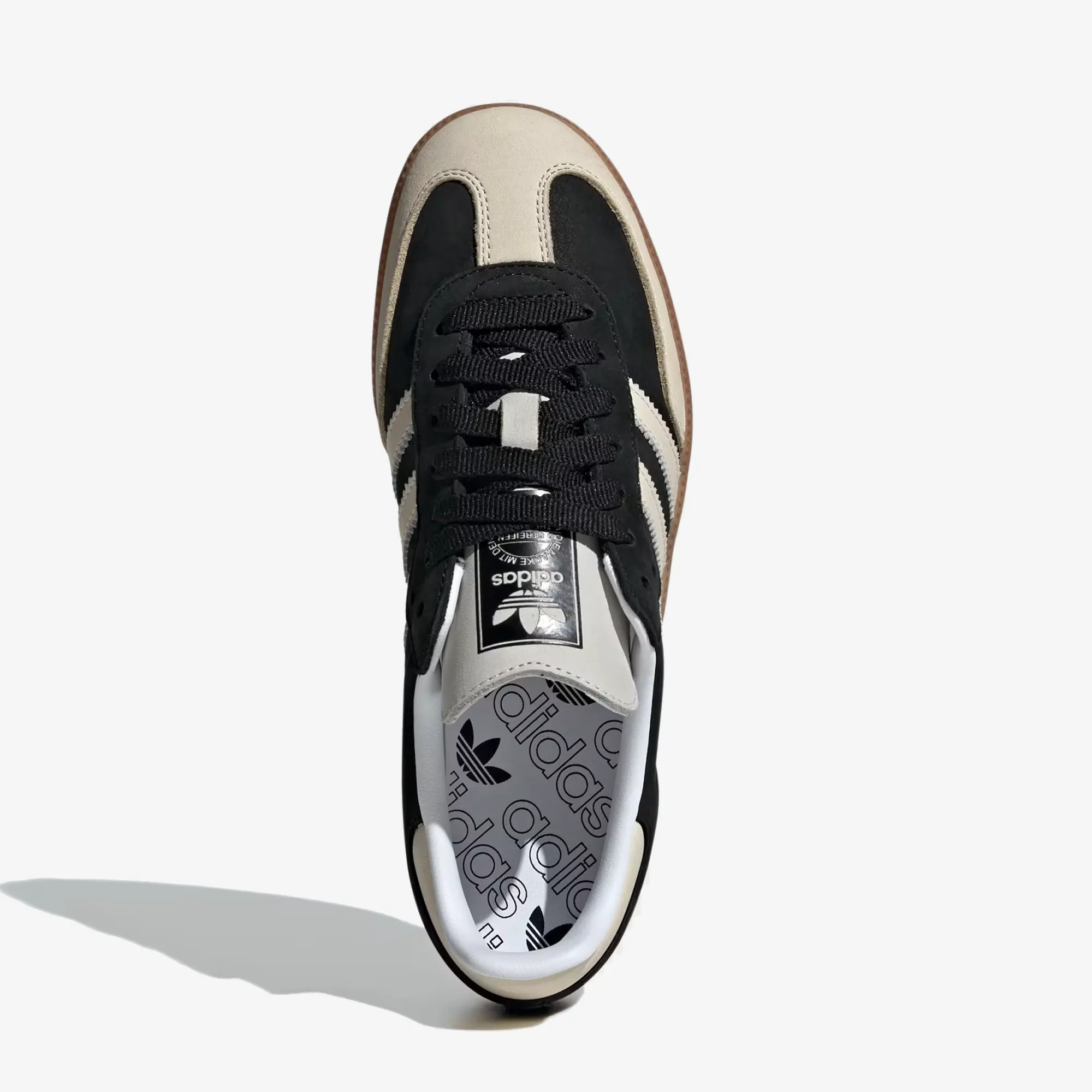 Adidas Originals | SAMBA OG  { CORE BLACK/WONDER WHITE/SILVER METALLIC Cushioned lining Smooth Entry