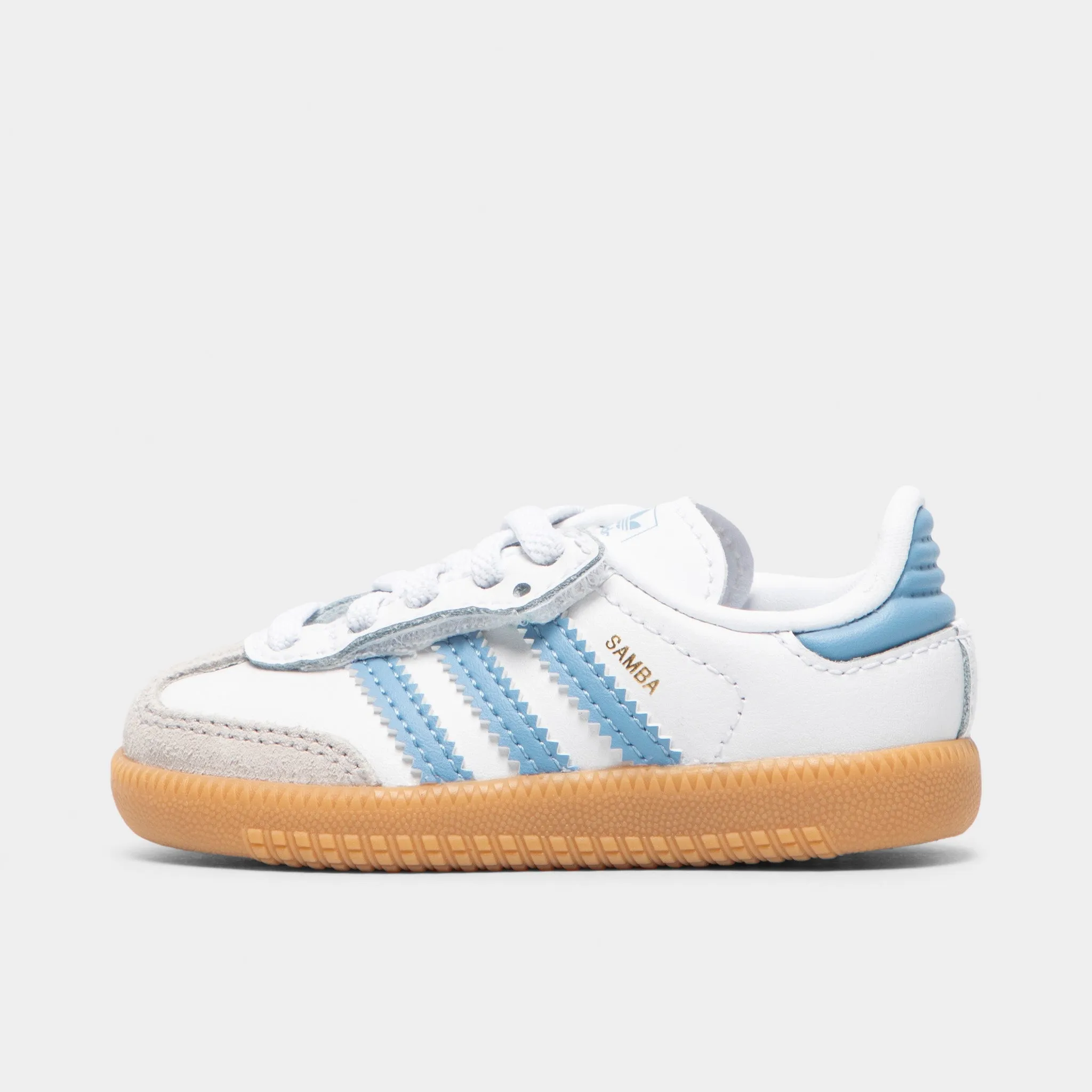 Breathable Material Modern Bold adidas Infants' Samba OG White / Ash Blue - Gum