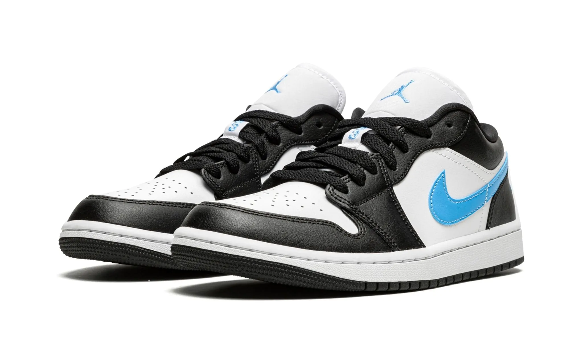 water proof Anti Bacterial Wmns Air Jordan 1 low Black University Blue