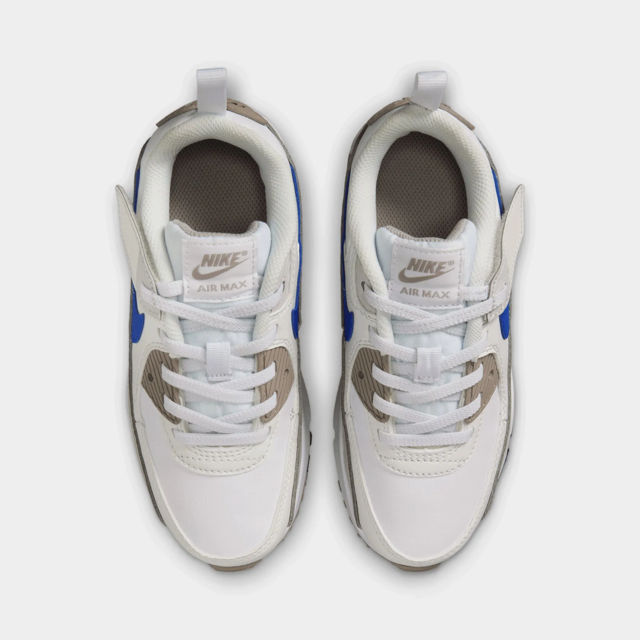Cherry Pop Comfortable ankle Nike Air Max 90 EasyOn PS White / Racer Blue - College Grey