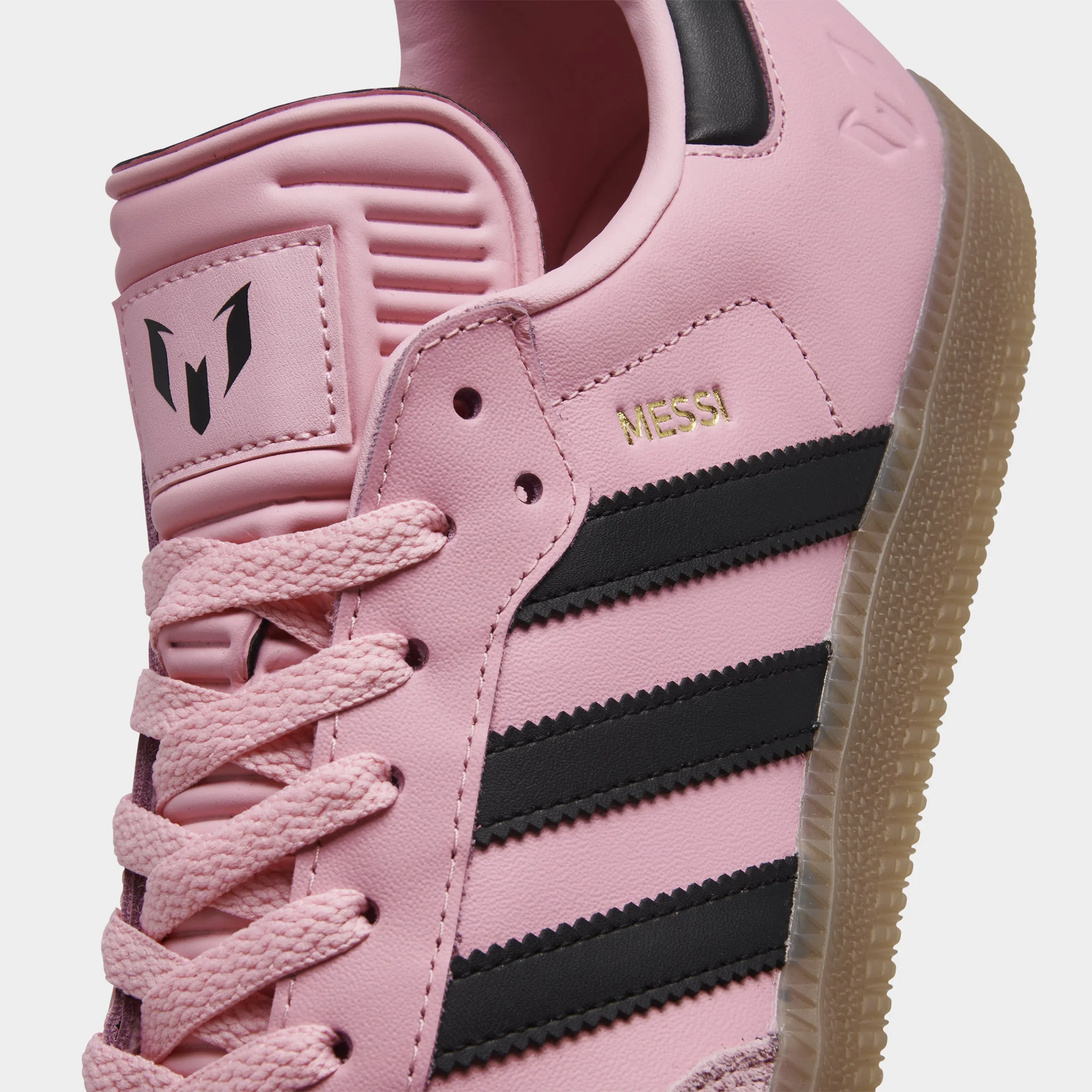 adidas Samba Messi Light Pink / Black Bounce Edge Comfort Lining