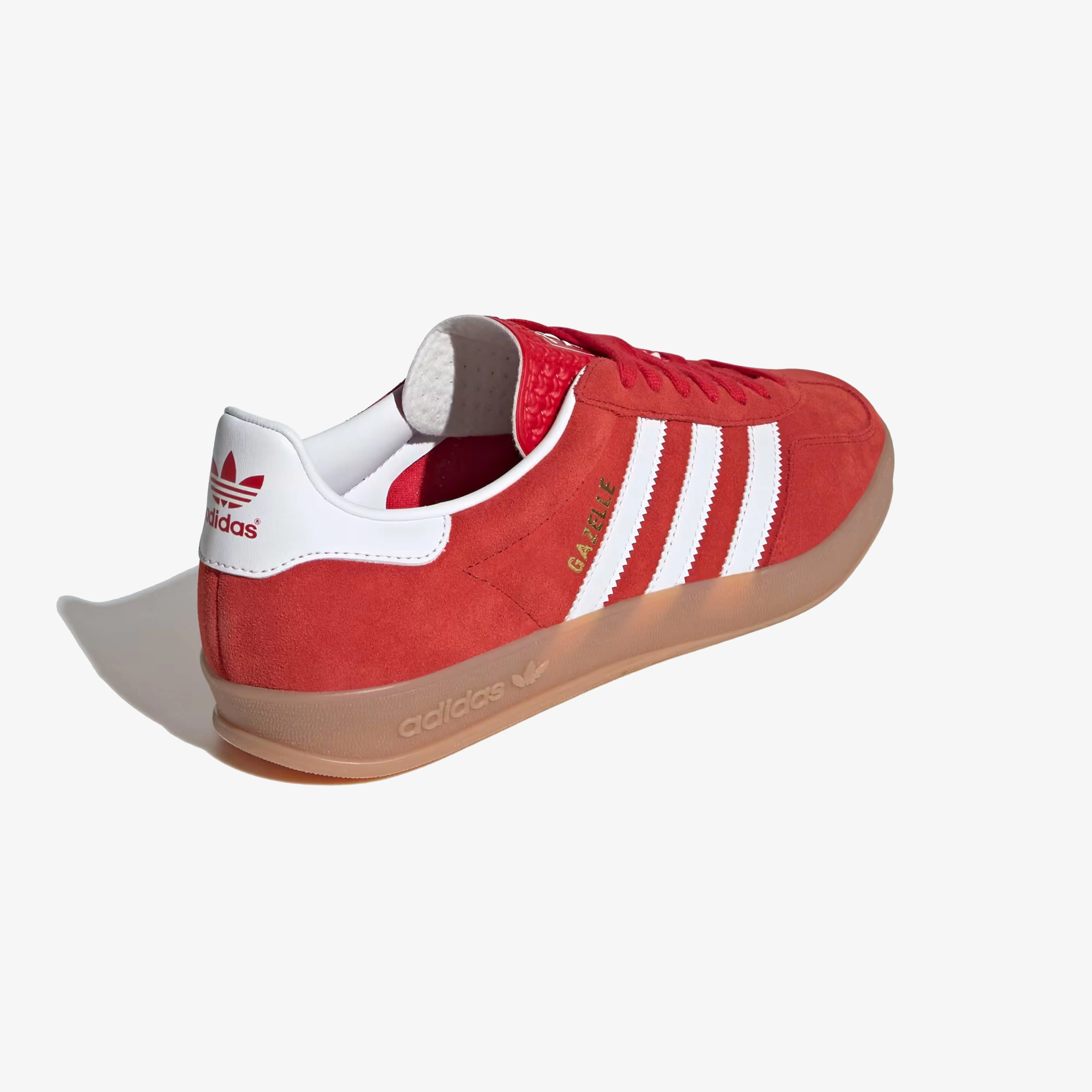 ADIDAS ORIGINALS | GAZELLE INDOOR { RED/WHITE Street Fashion Warm Step