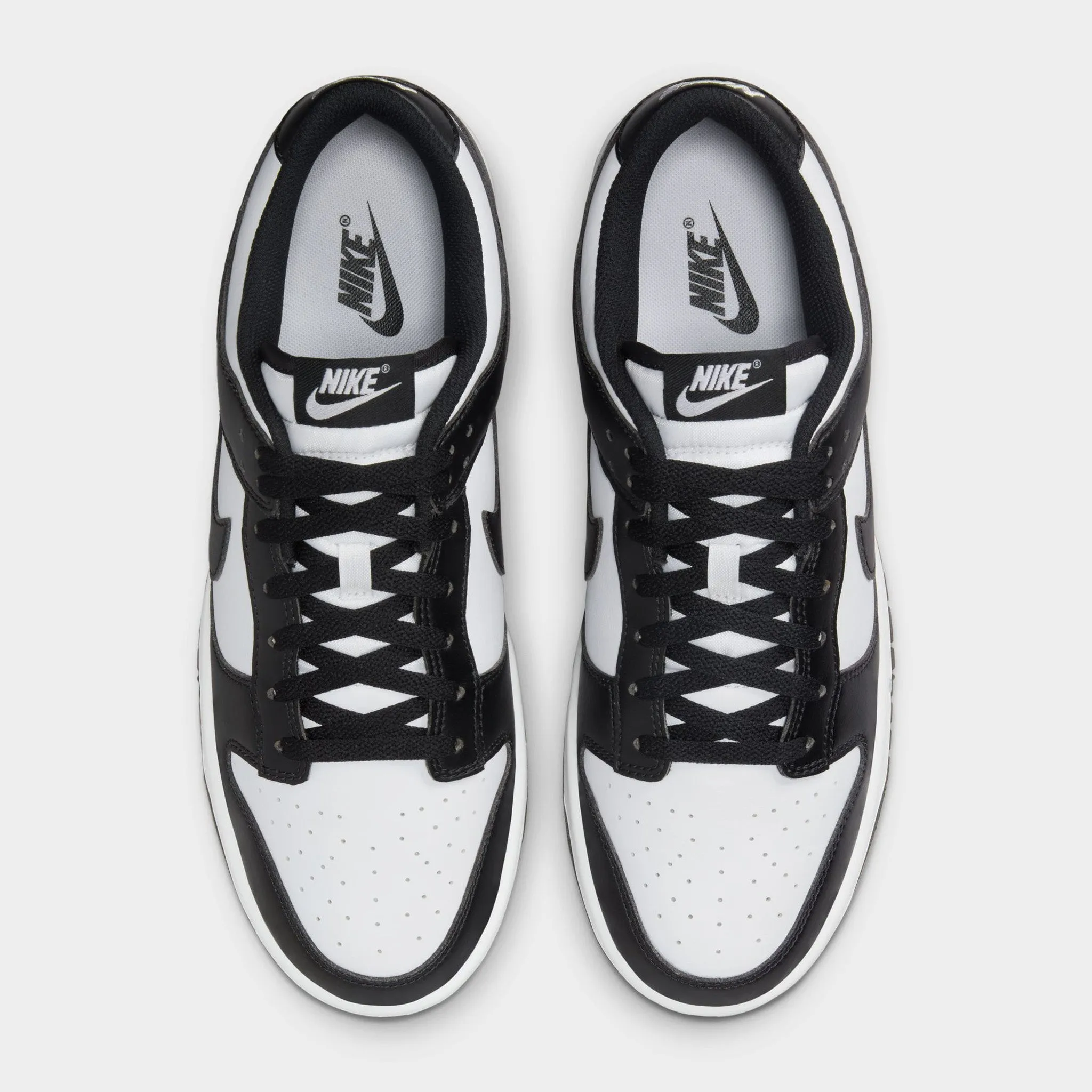 Nike Dunk Low Retro White / Black - White Cushioned Upper Ergonomic Design