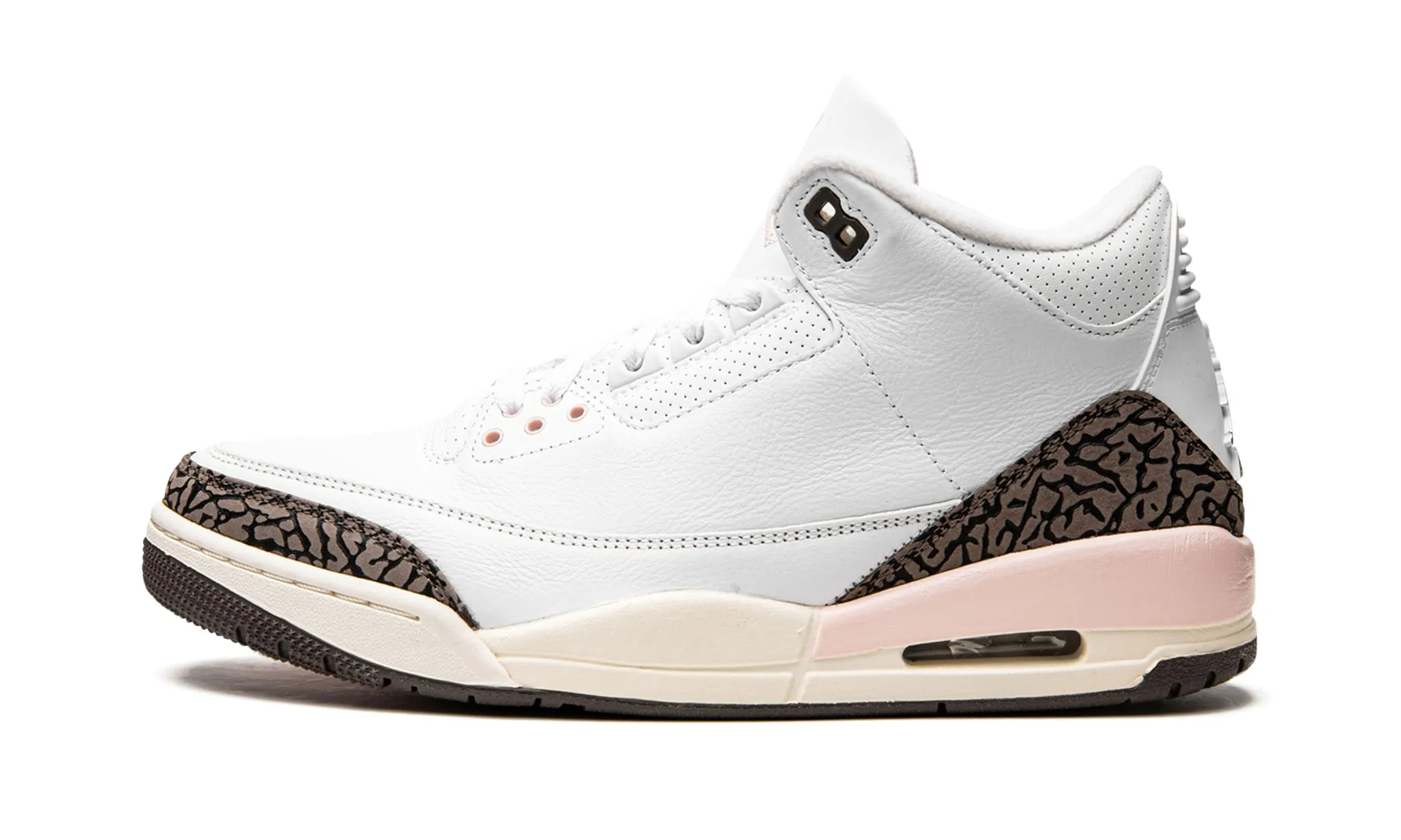 Wmns Air Jordan 3 Retro Dark Mocha Travel Fit Toe Space
