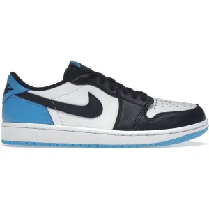 Train Step All Around Jordan 1 Retro Low OG Black Dark Powder Blue
