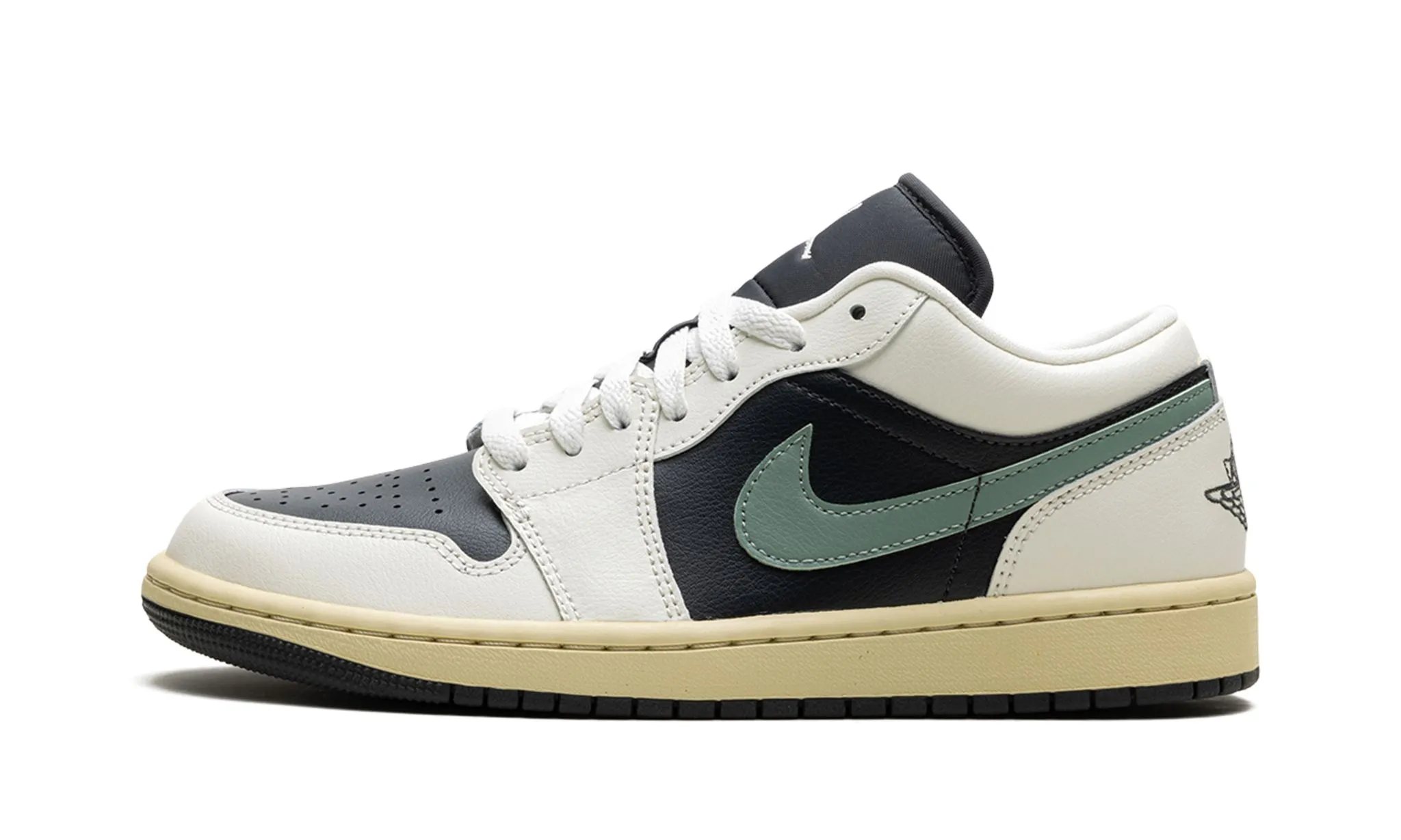 Gold Tone Wmns Air Jordan 1 Low 'Jade Smoke'